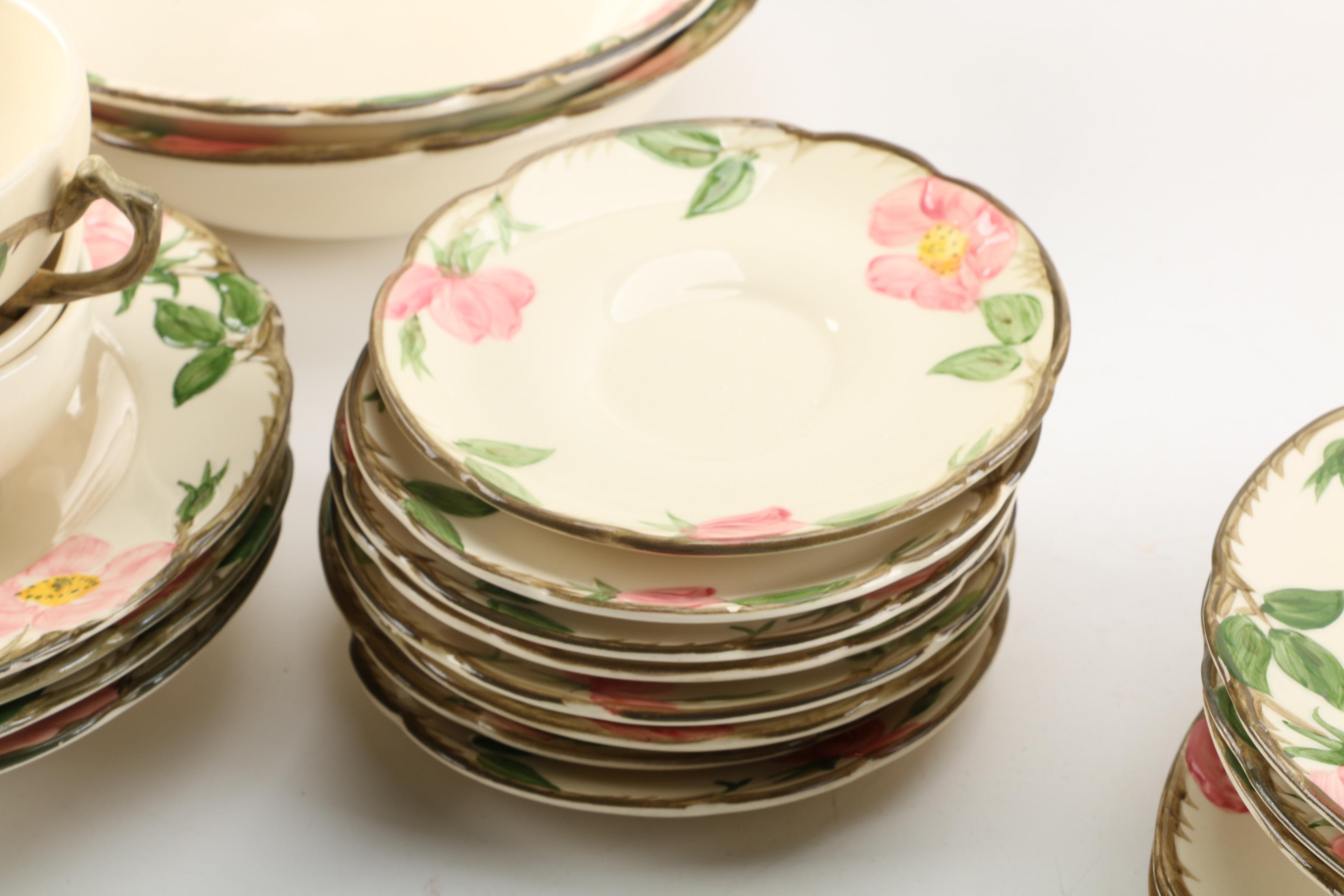 Franciscan "Desert Rose" Dinnerware and Serving Dishes