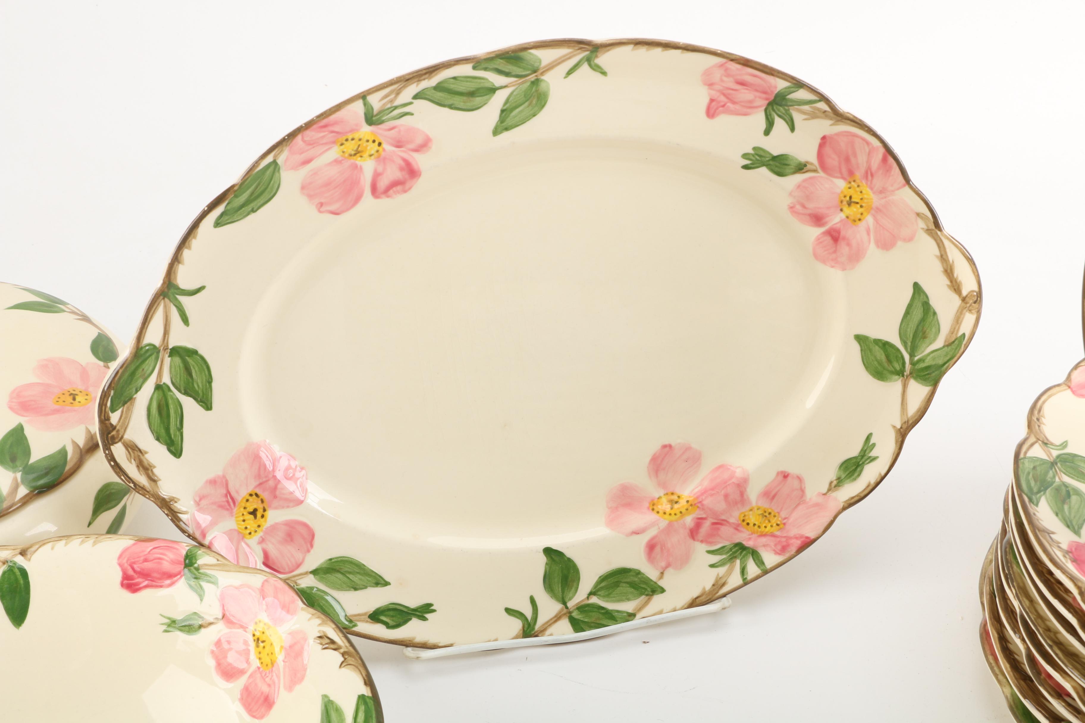 Franciscan "Desert Rose" Dinnerware and Serving Dishes