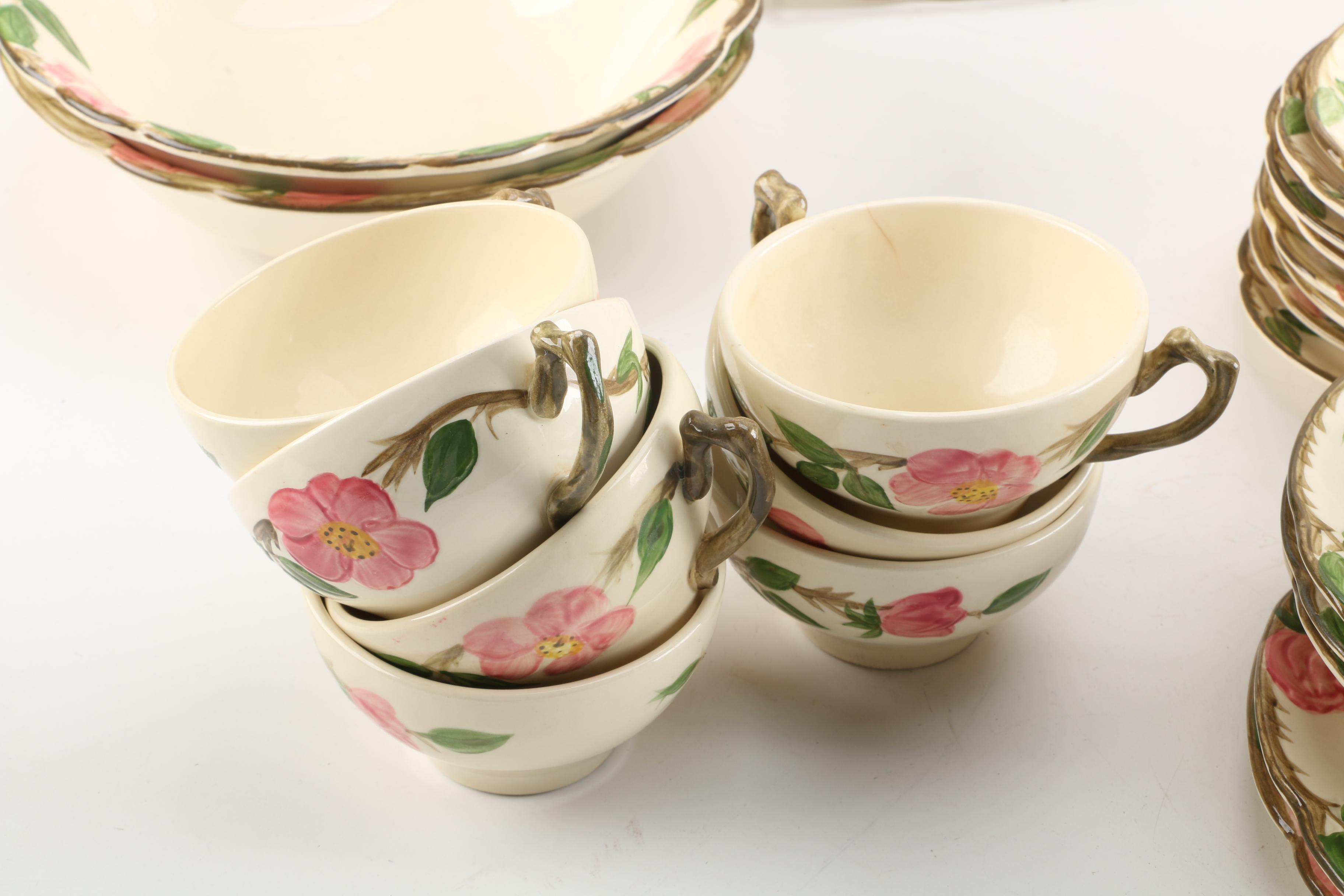 Franciscan "Desert Rose" Dinnerware and Serving Dishes