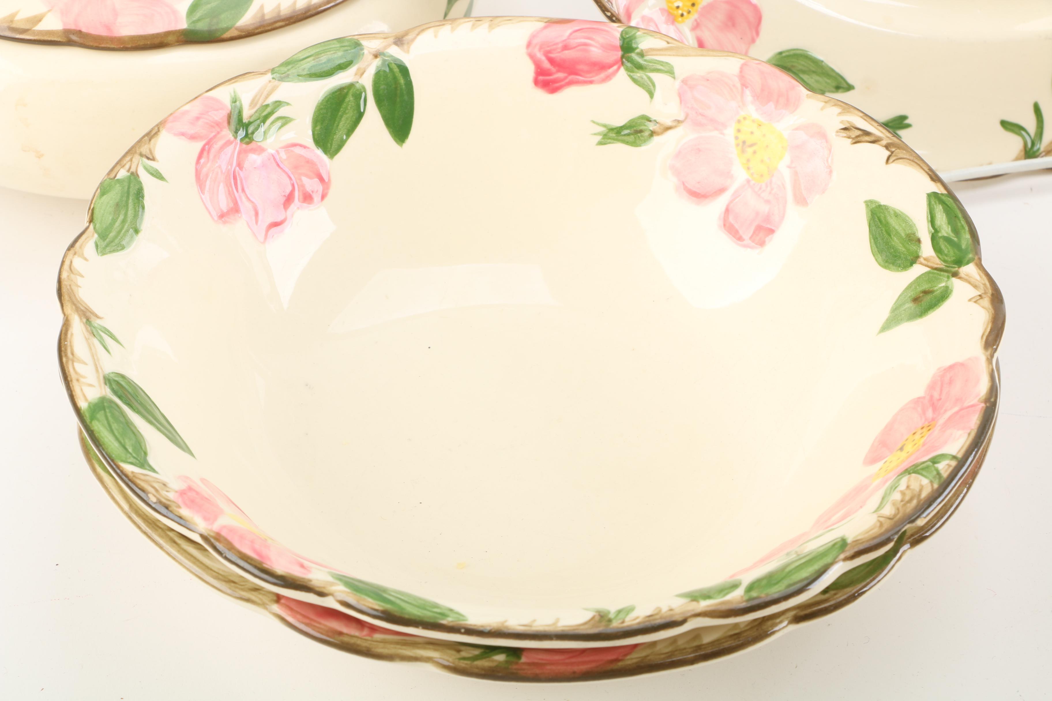 Franciscan "Desert Rose" Dinnerware and Serving Dishes
