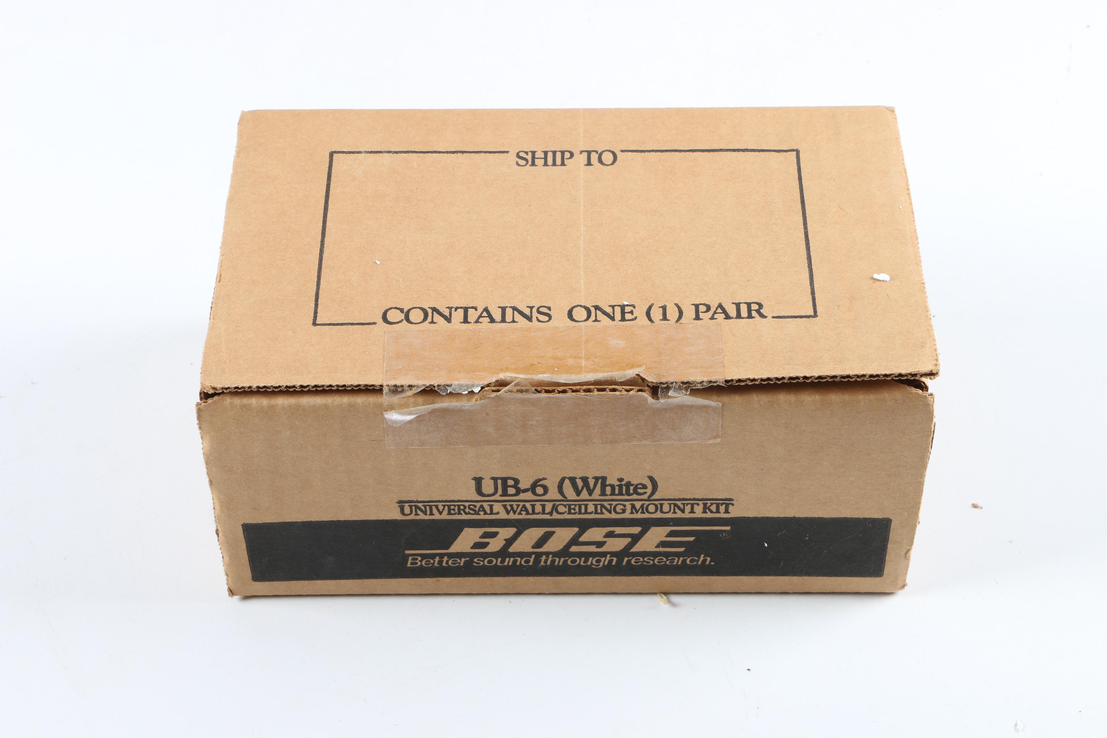 Vintage Bose 201 Series II Direct/Reflecting Speakers with Mounts