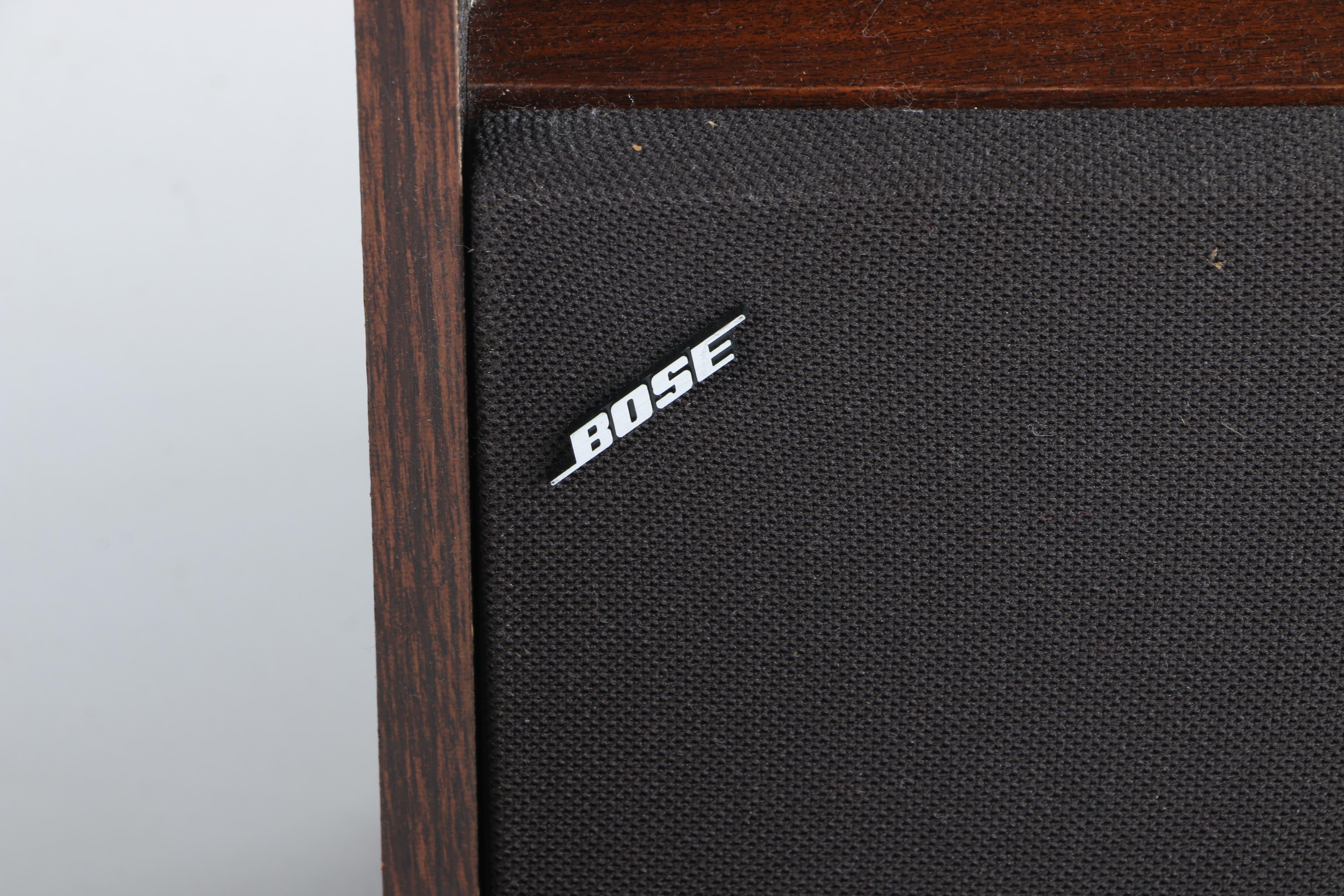 Vintage Bose 201 Series II Direct/Reflecting Speakers with Mounts