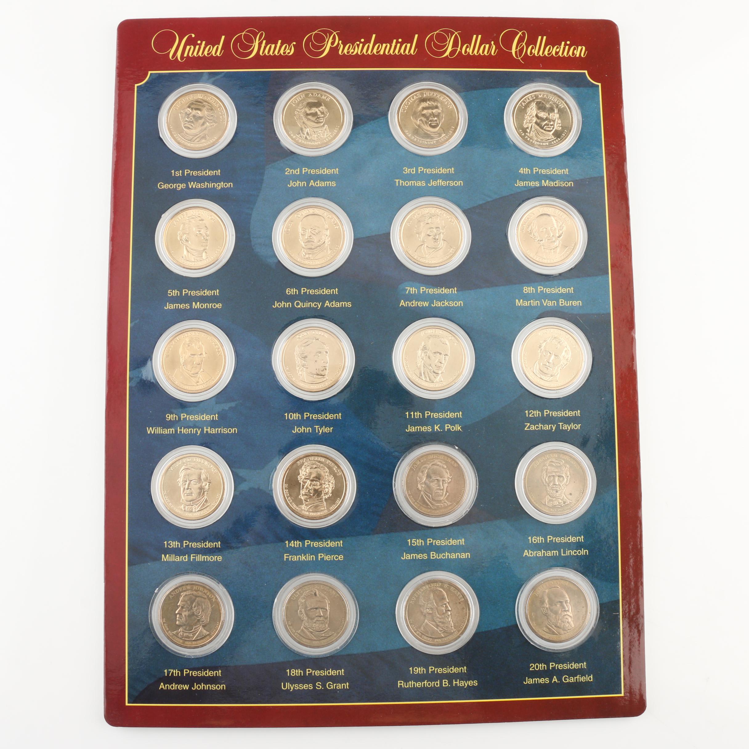 "United States Presidential Dollar Collection" Coin Set