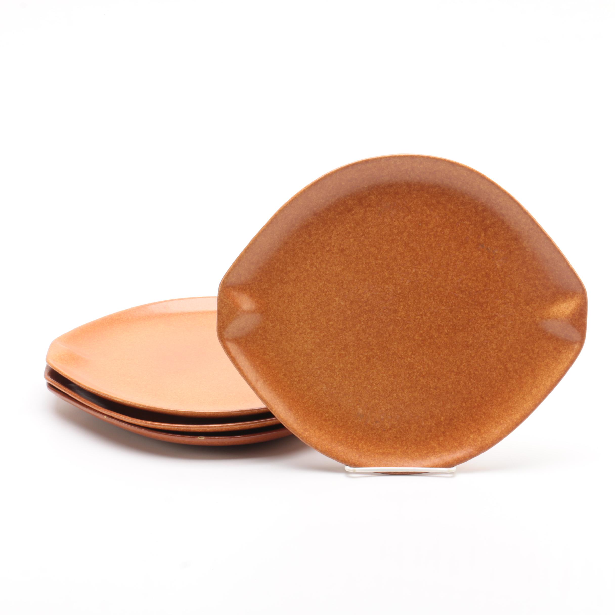 Roseville Pottery "Raymor" Plates Designed by Ben Seibel