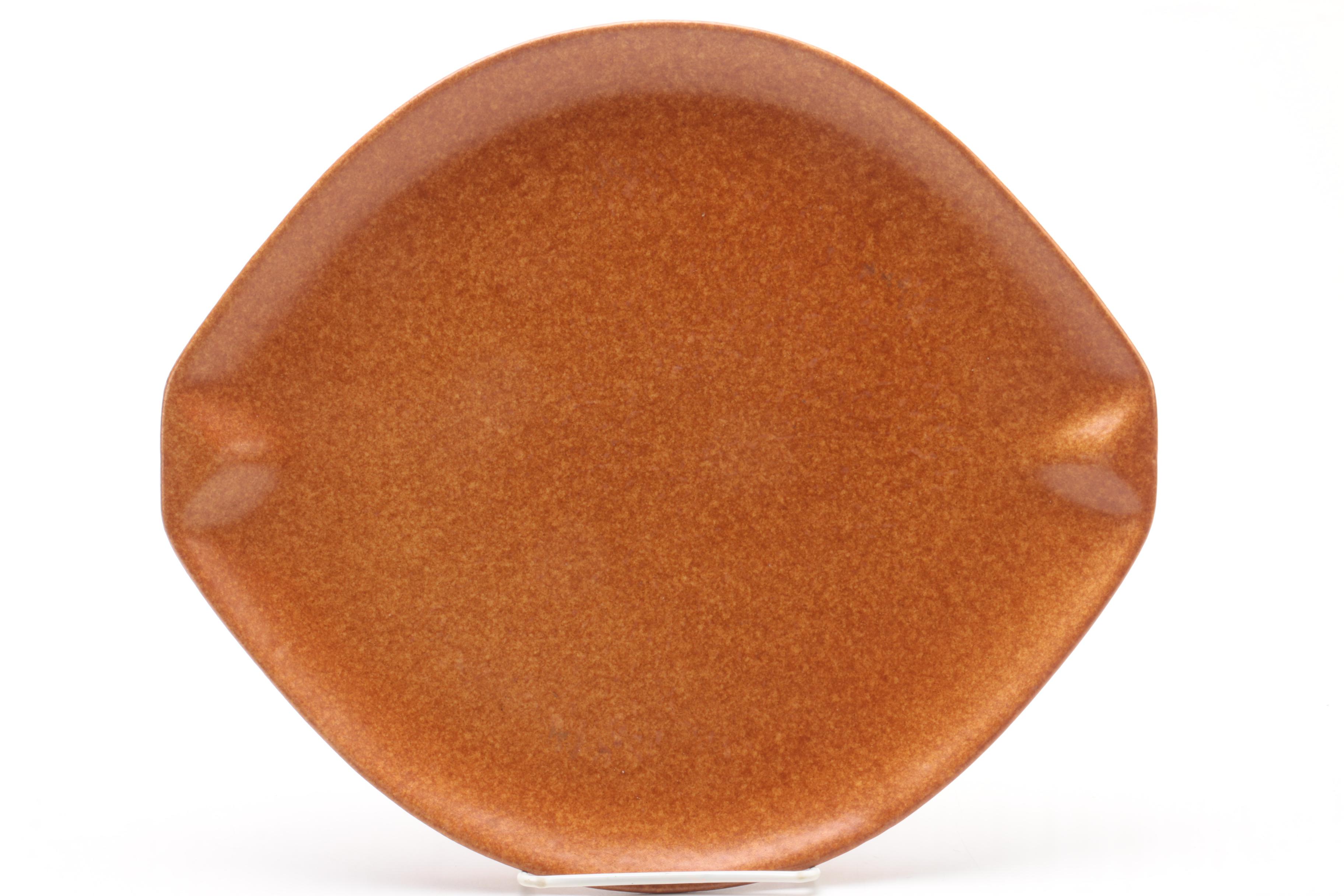 Roseville Pottery "Raymor" Plates Designed by Ben Seibel