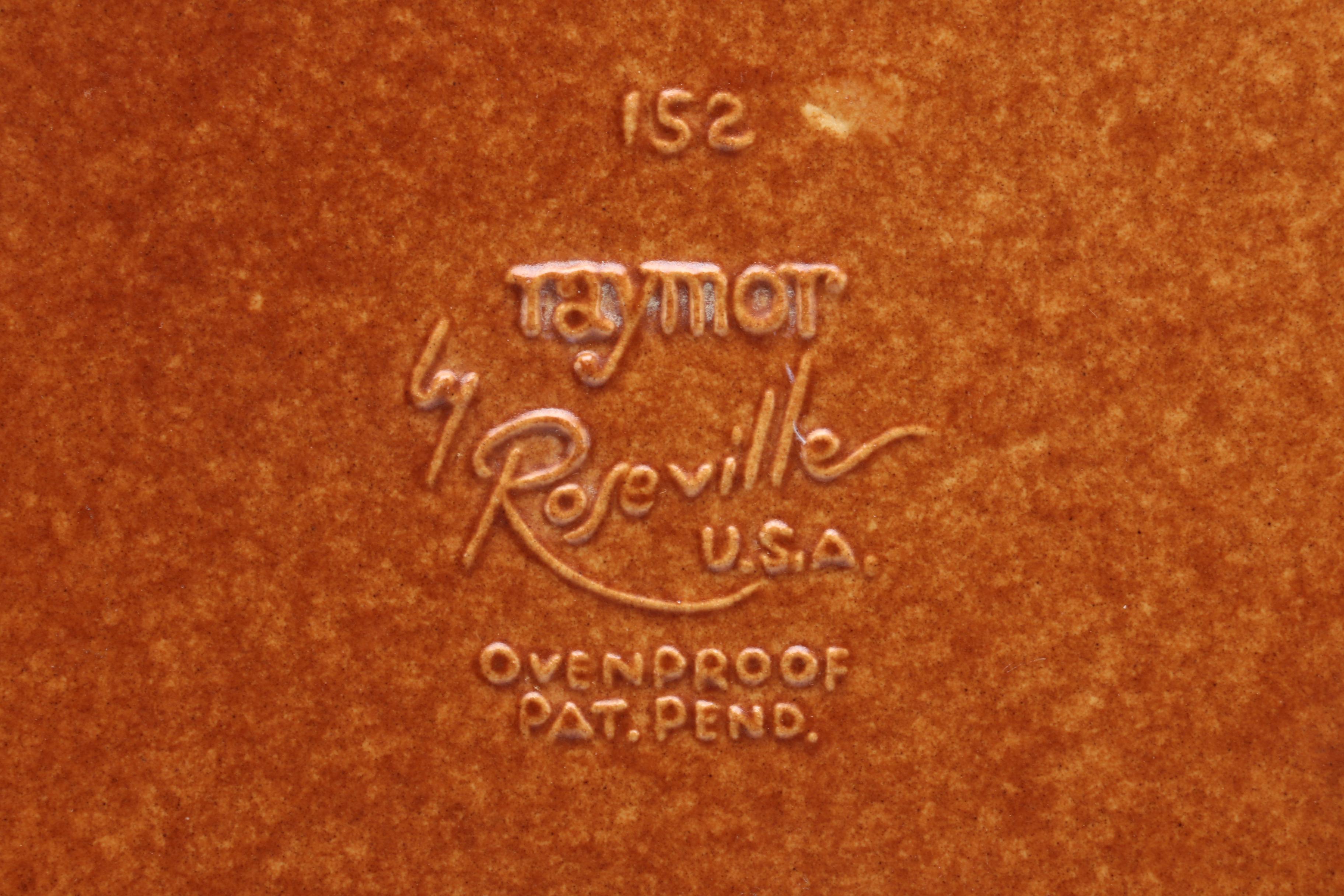 Roseville Pottery "Raymor" Plates Designed by Ben Seibel