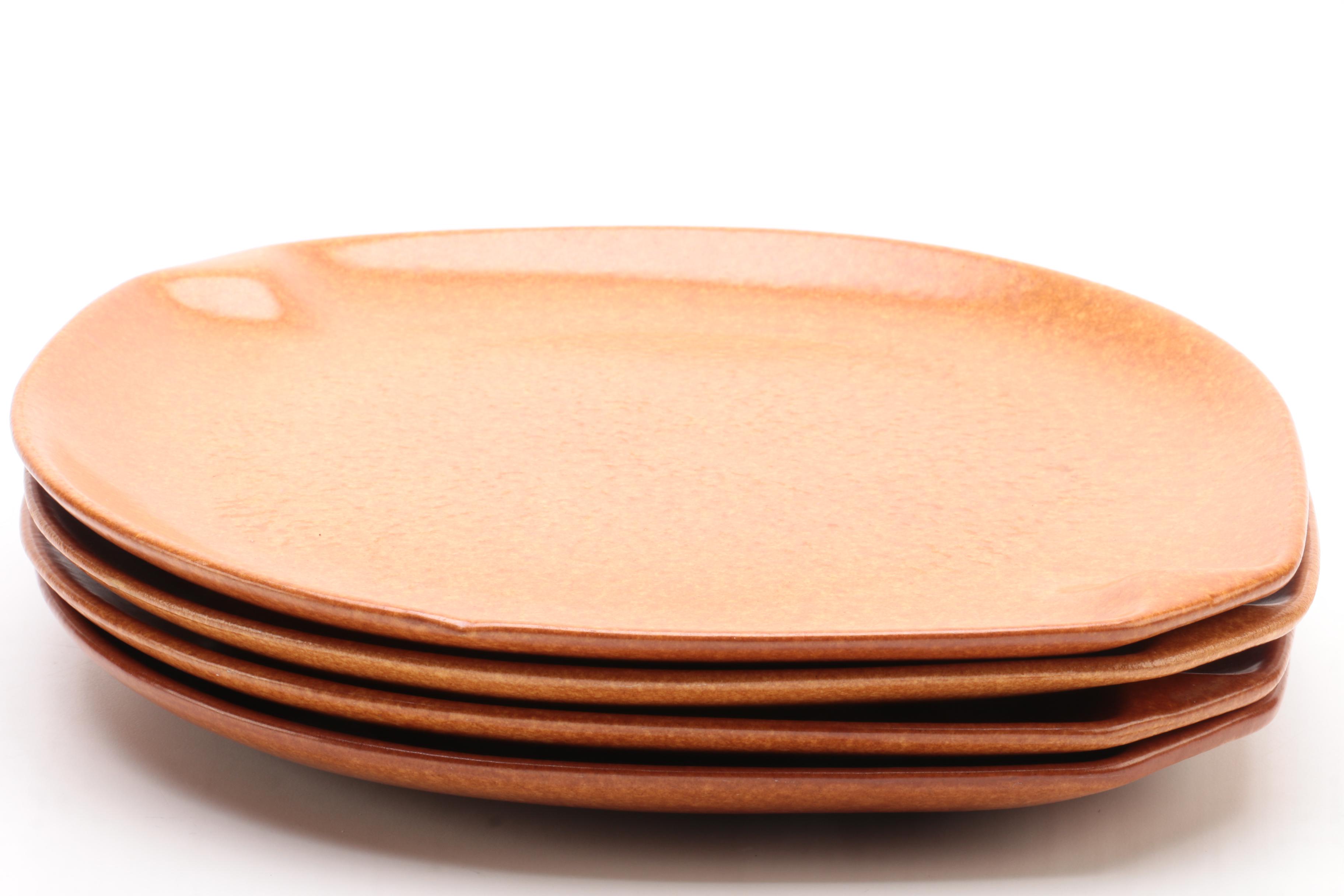 Roseville Pottery "Raymor" Plates Designed by Ben Seibel