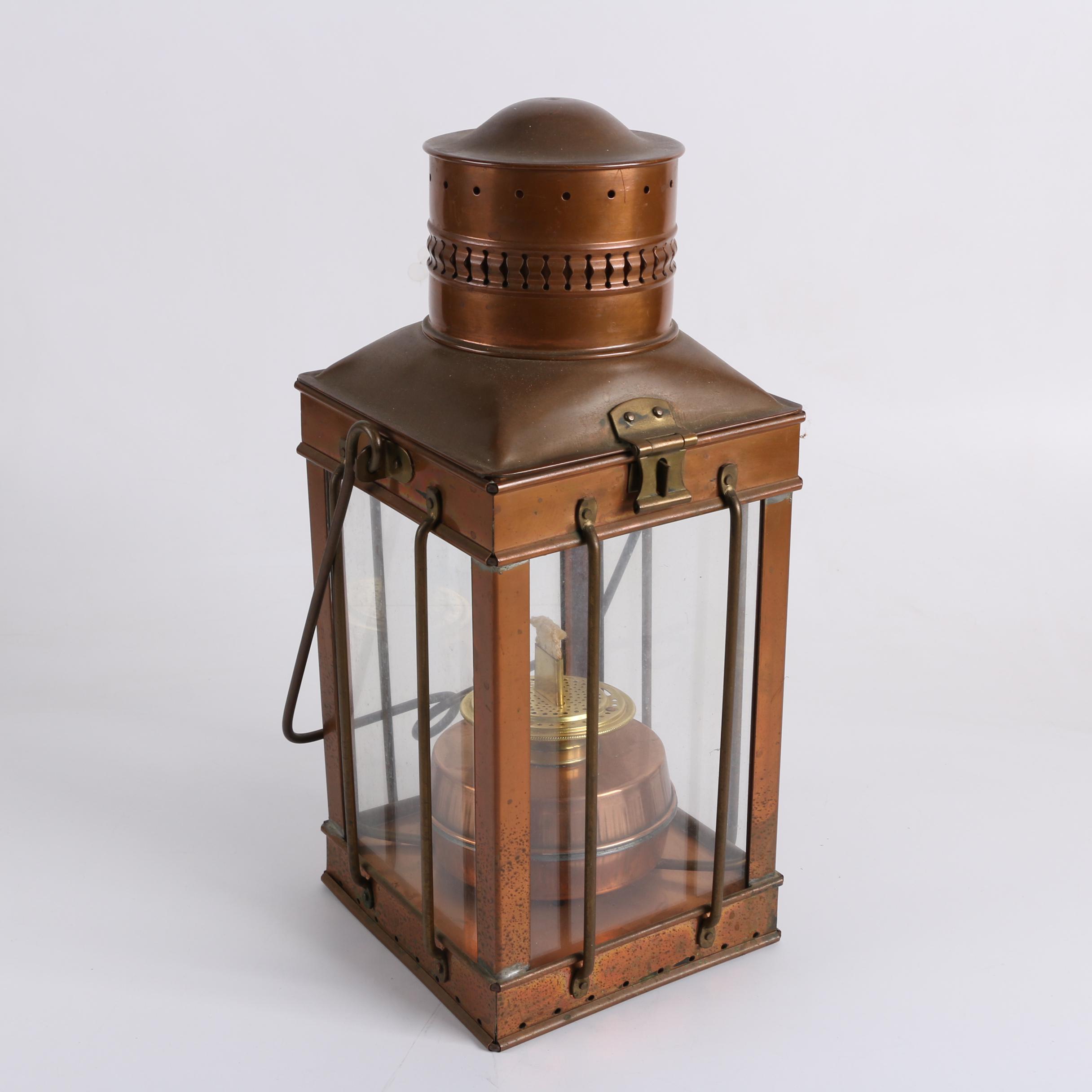Copper Kerosene Lantern