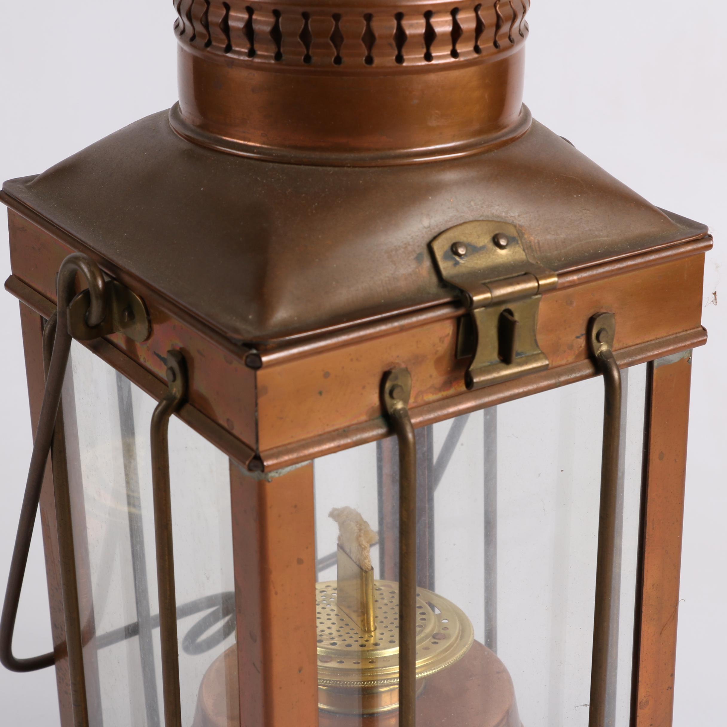 Copper Kerosene Lantern