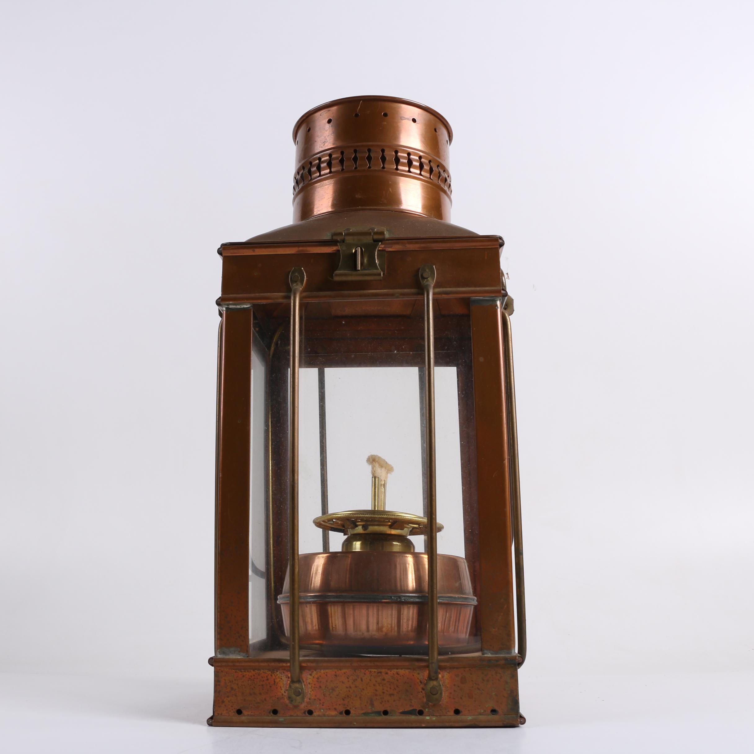 Copper Kerosene Lantern
