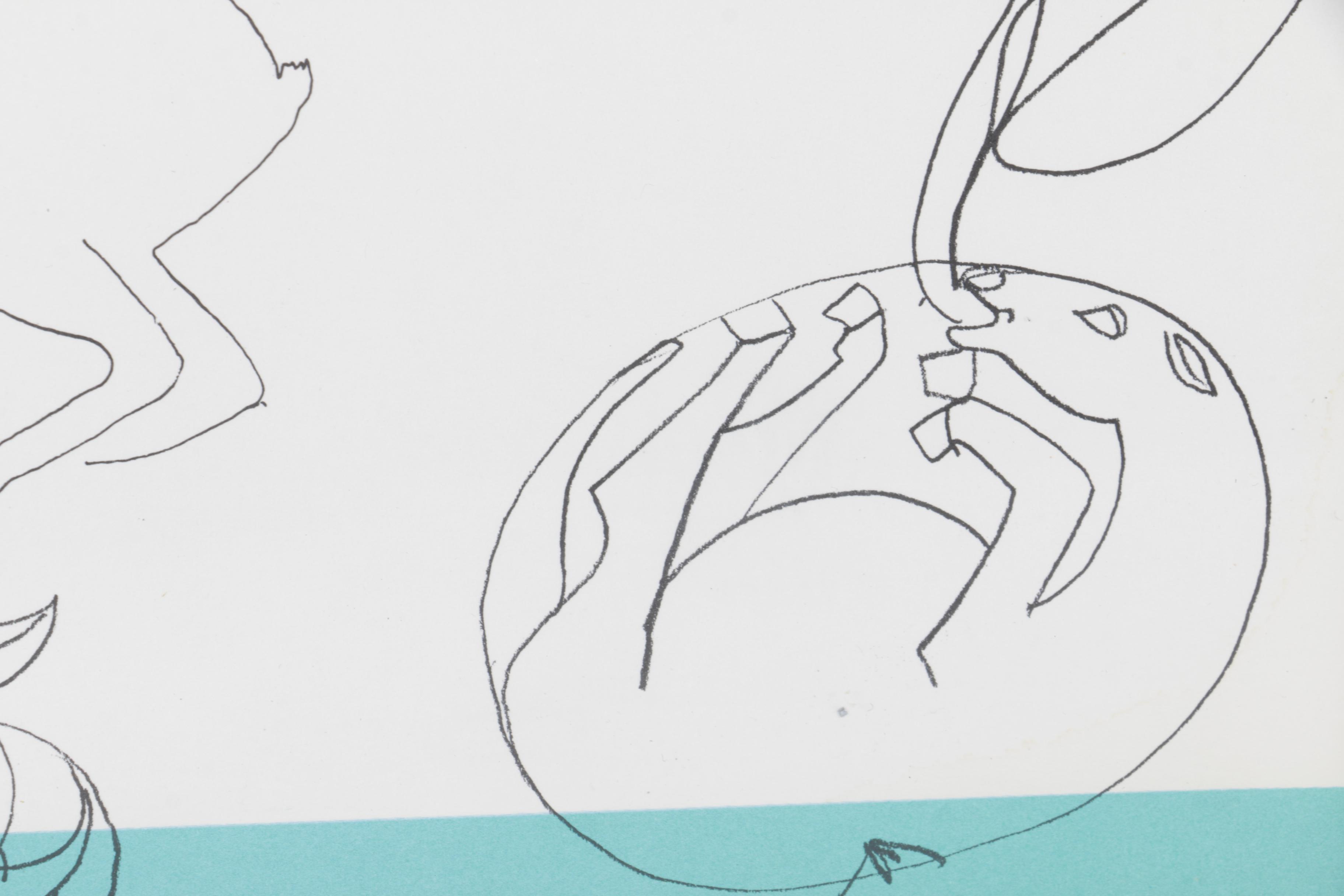 Alexandre Iolas Poster for a Les Lalanne Exhibition