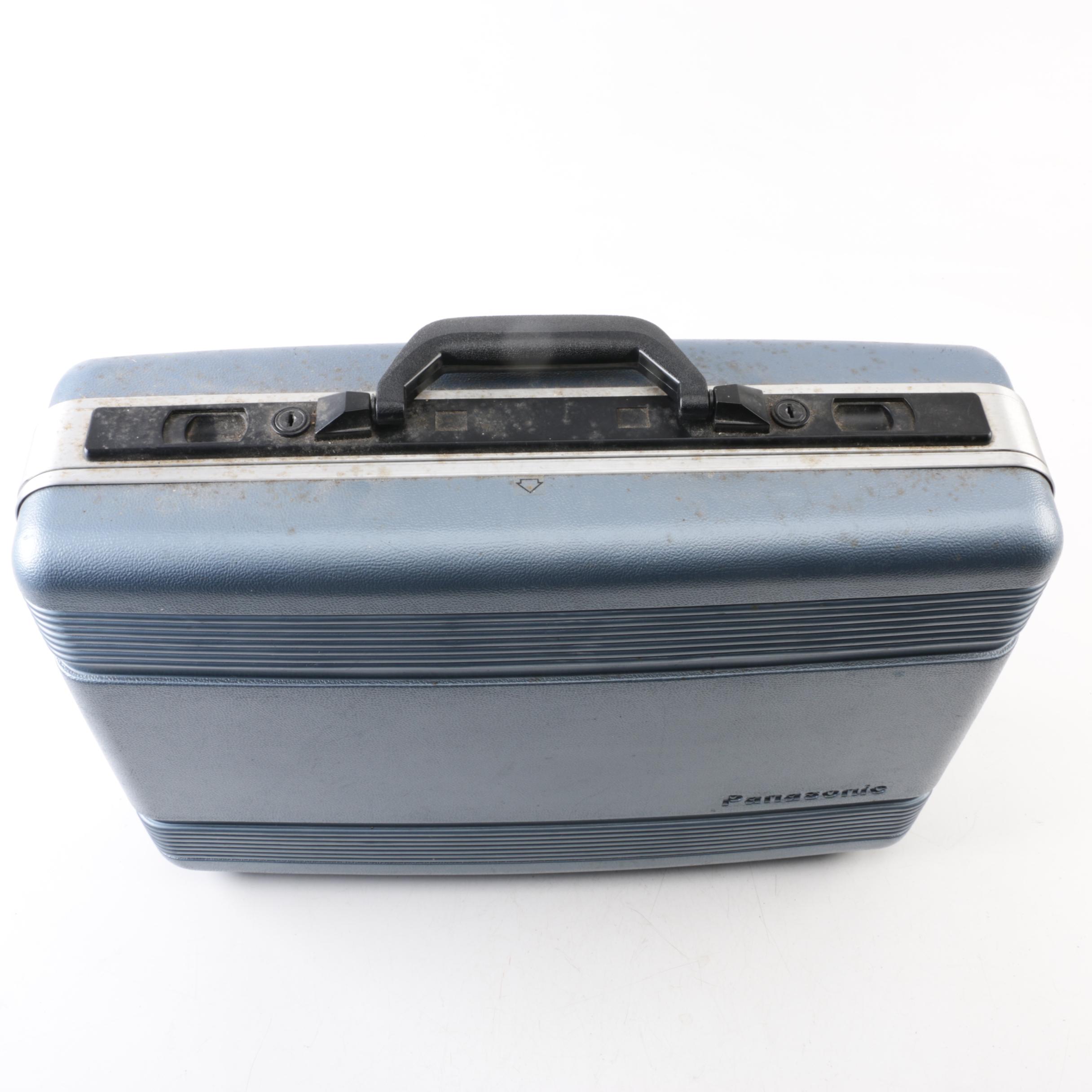 Vintage Panasonic OmniMovie VHS HQ Camcorder with Case and Accessories