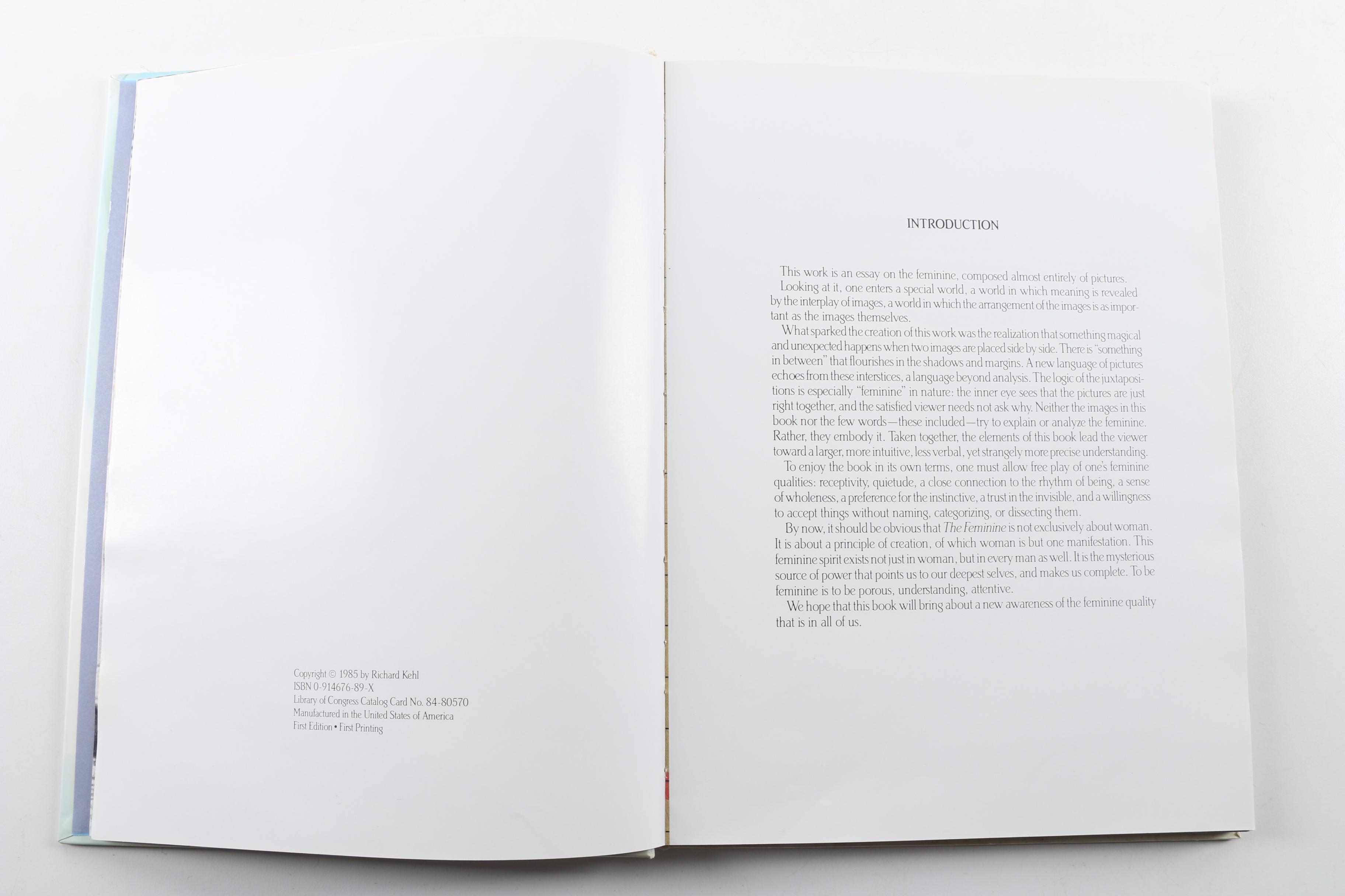 Photography Books Including 1985 First Edition "The Feminine" by Richard Kehl