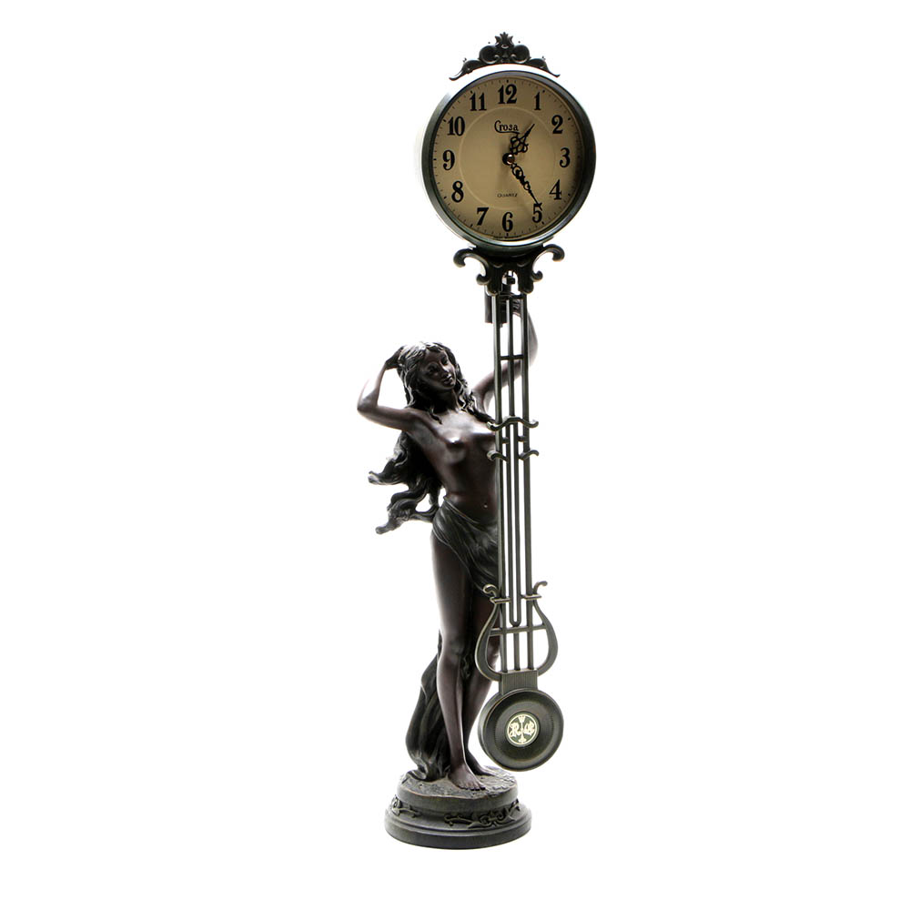 Crosa Lyre Pendulum Swinging Clock