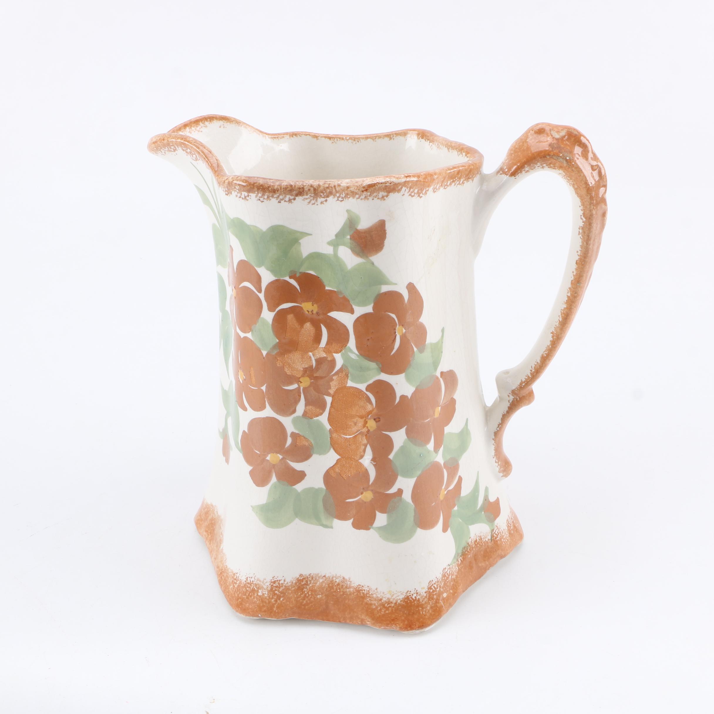 Vintage Churchfield Artwork Pottery Pitchers