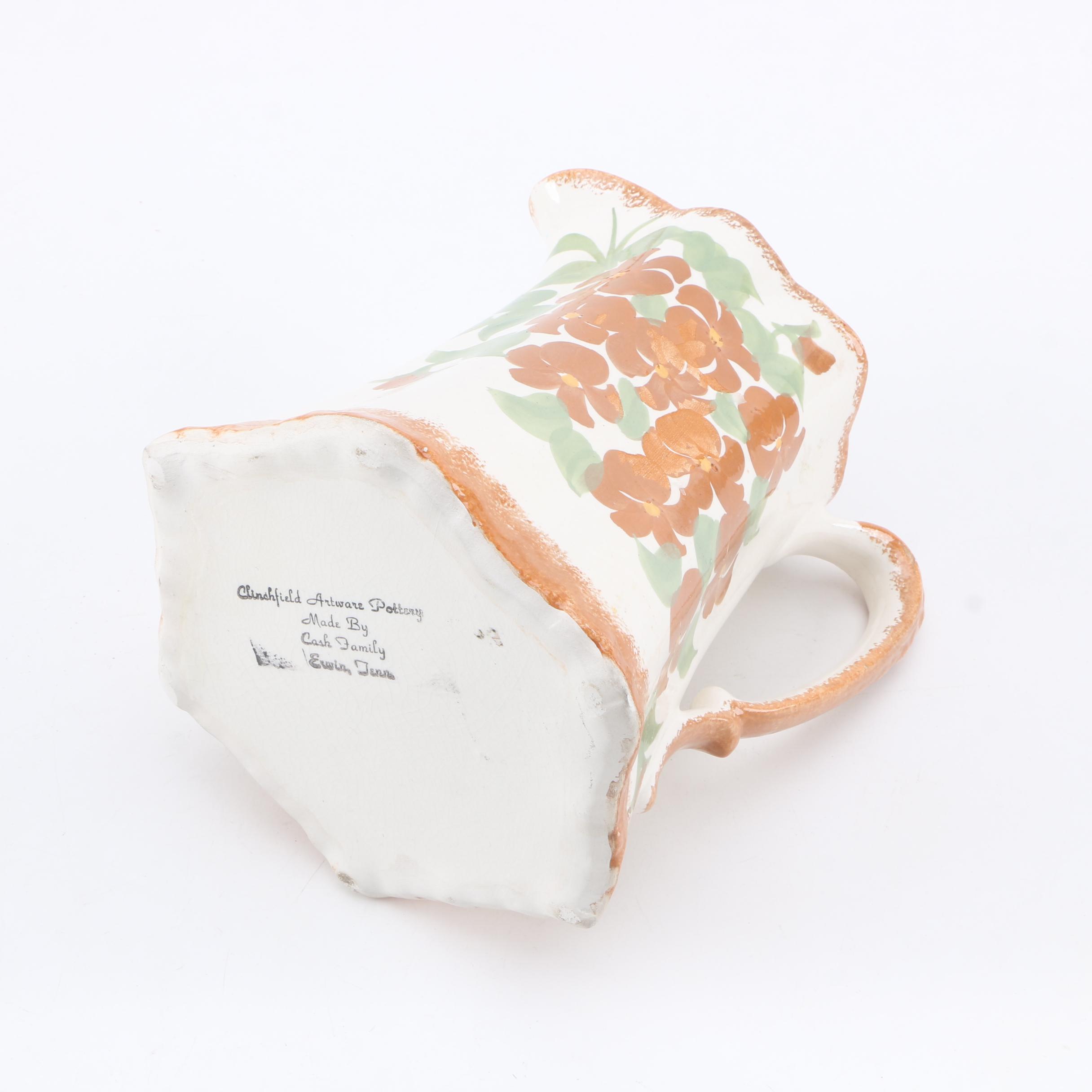 Vintage Churchfield Artwork Pottery Pitchers