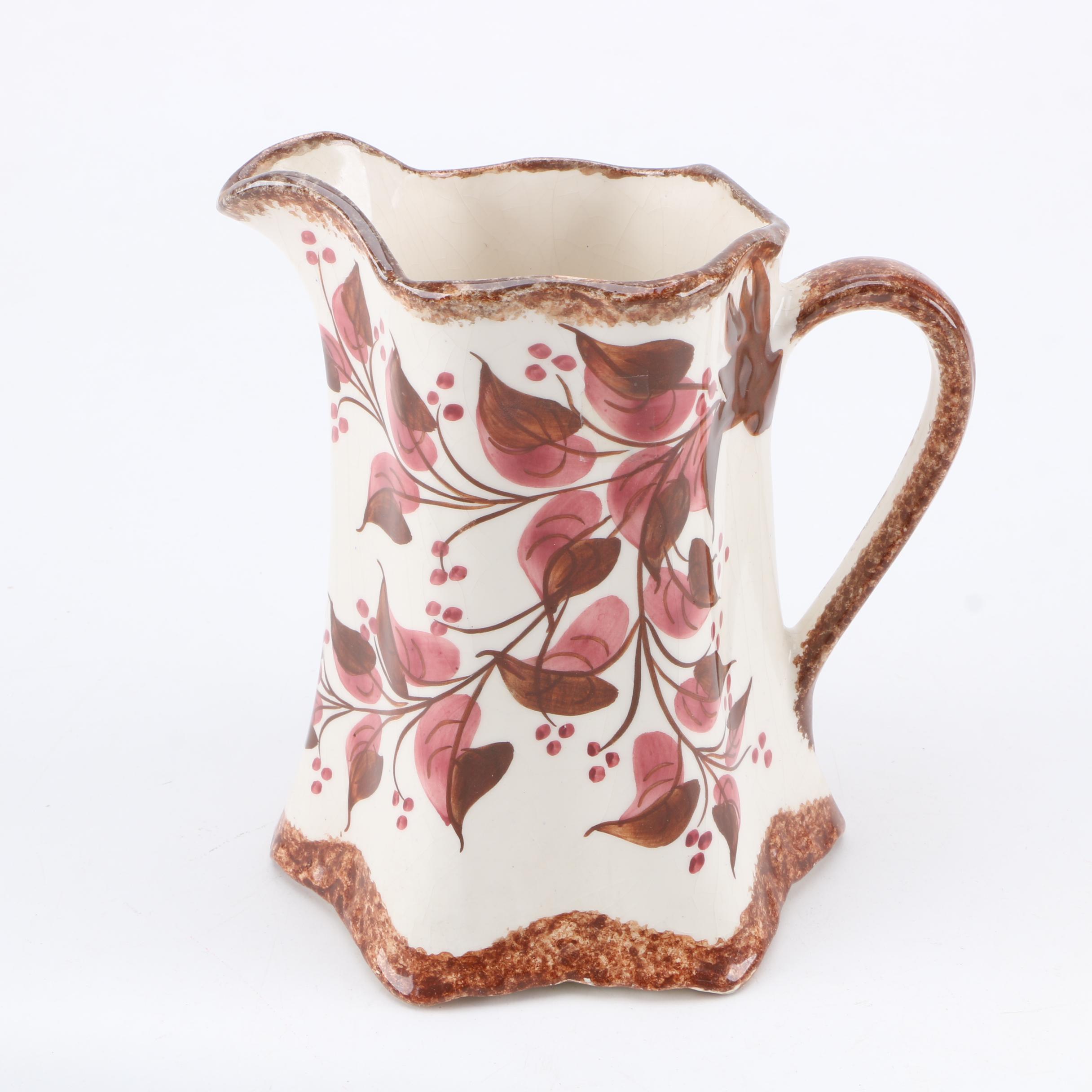 Vintage Churchfield Artwork Pottery Pitchers