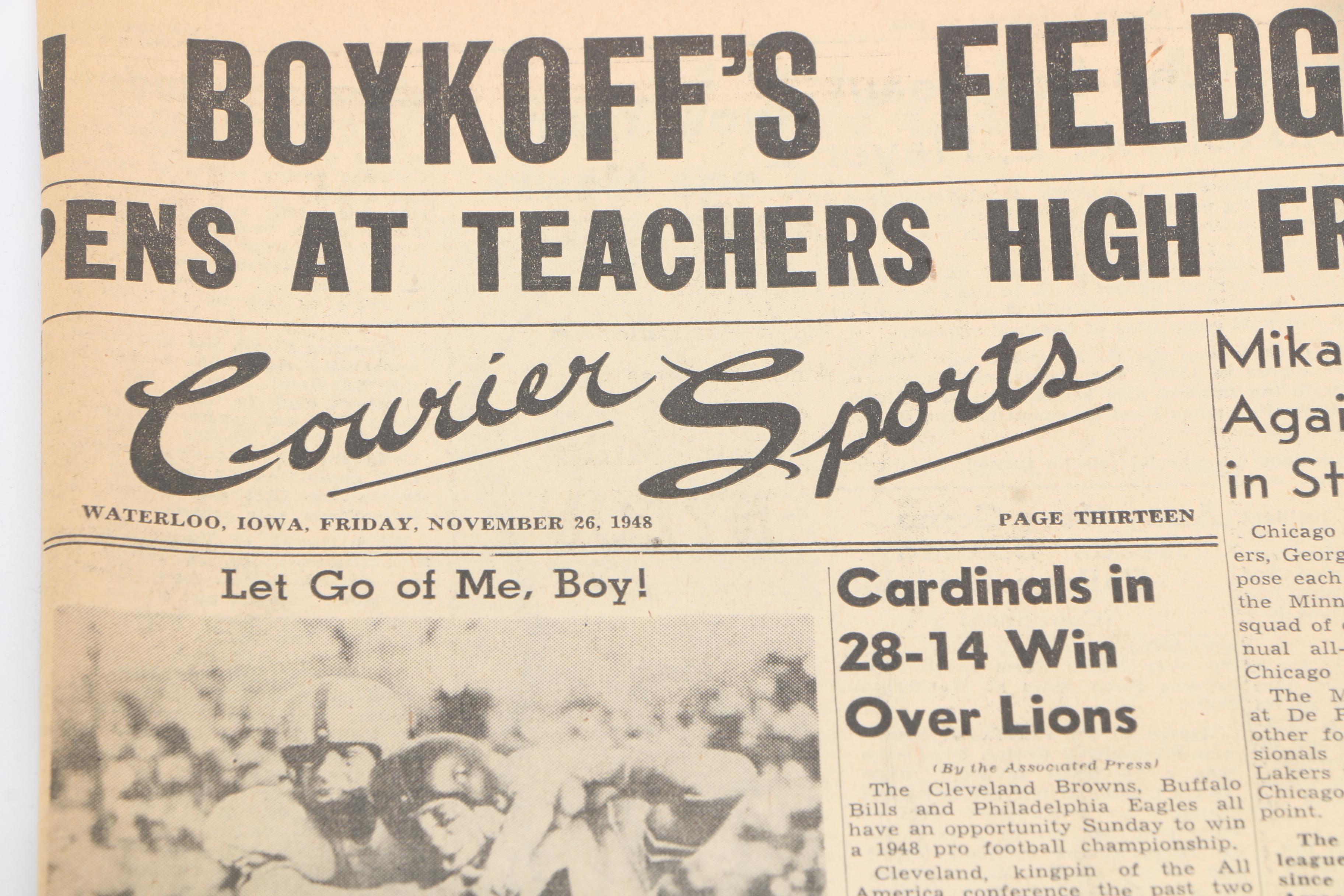 1964 "The Story of John F. Kennedy" Wonder Book and 1940s Newspapers