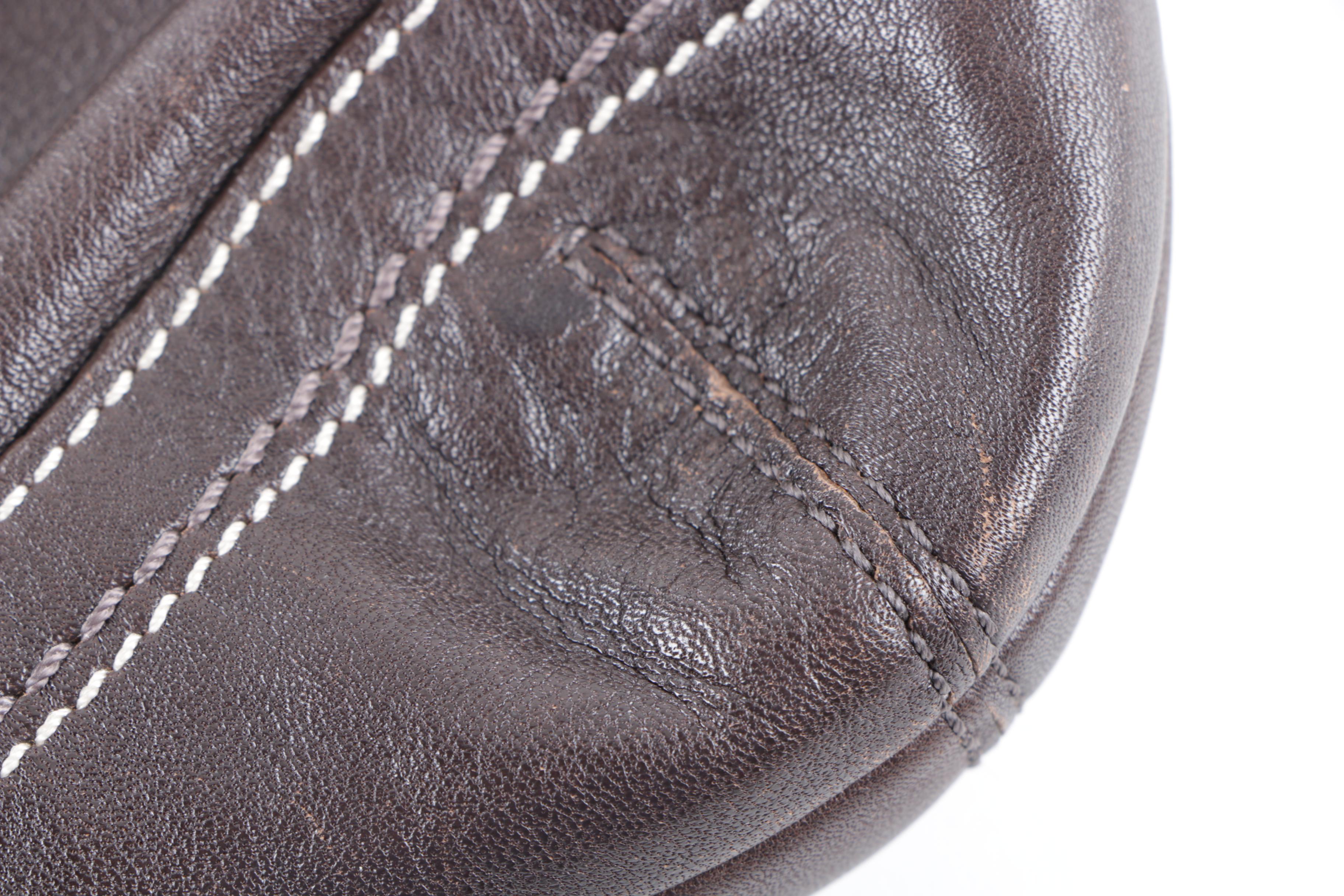 Coach Soho Front Flap Brown Leather Handbag