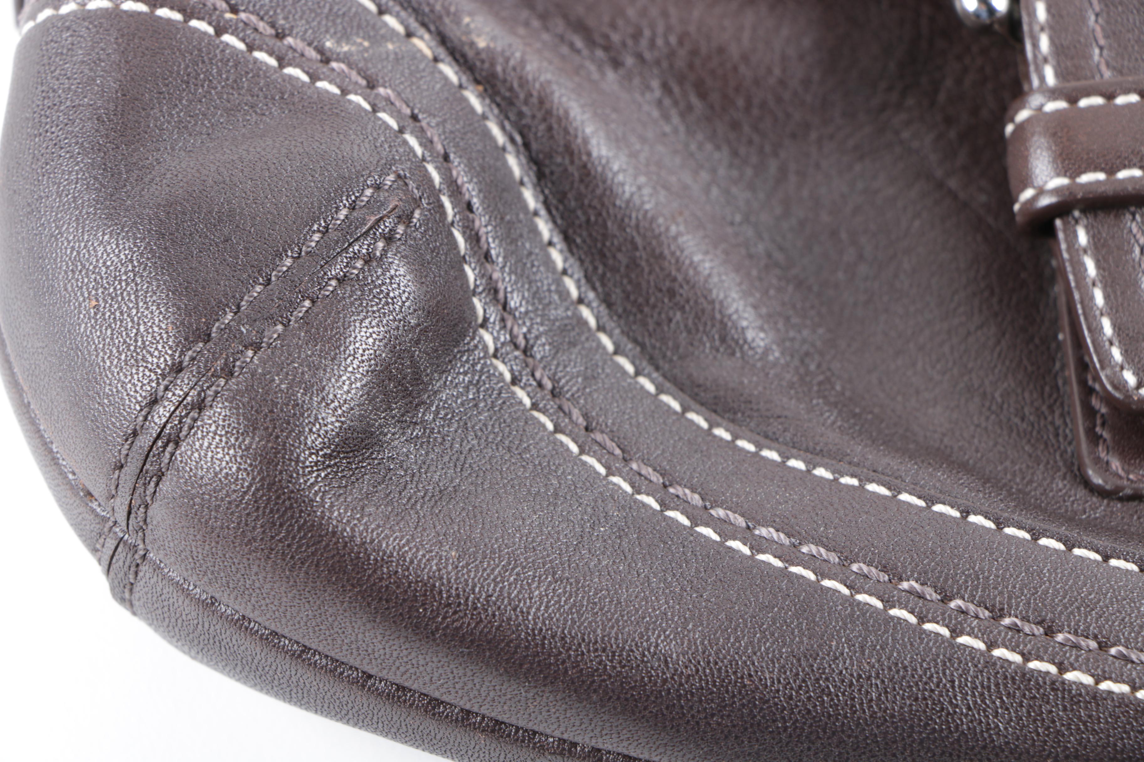 Coach Soho Front Flap Brown Leather Handbag