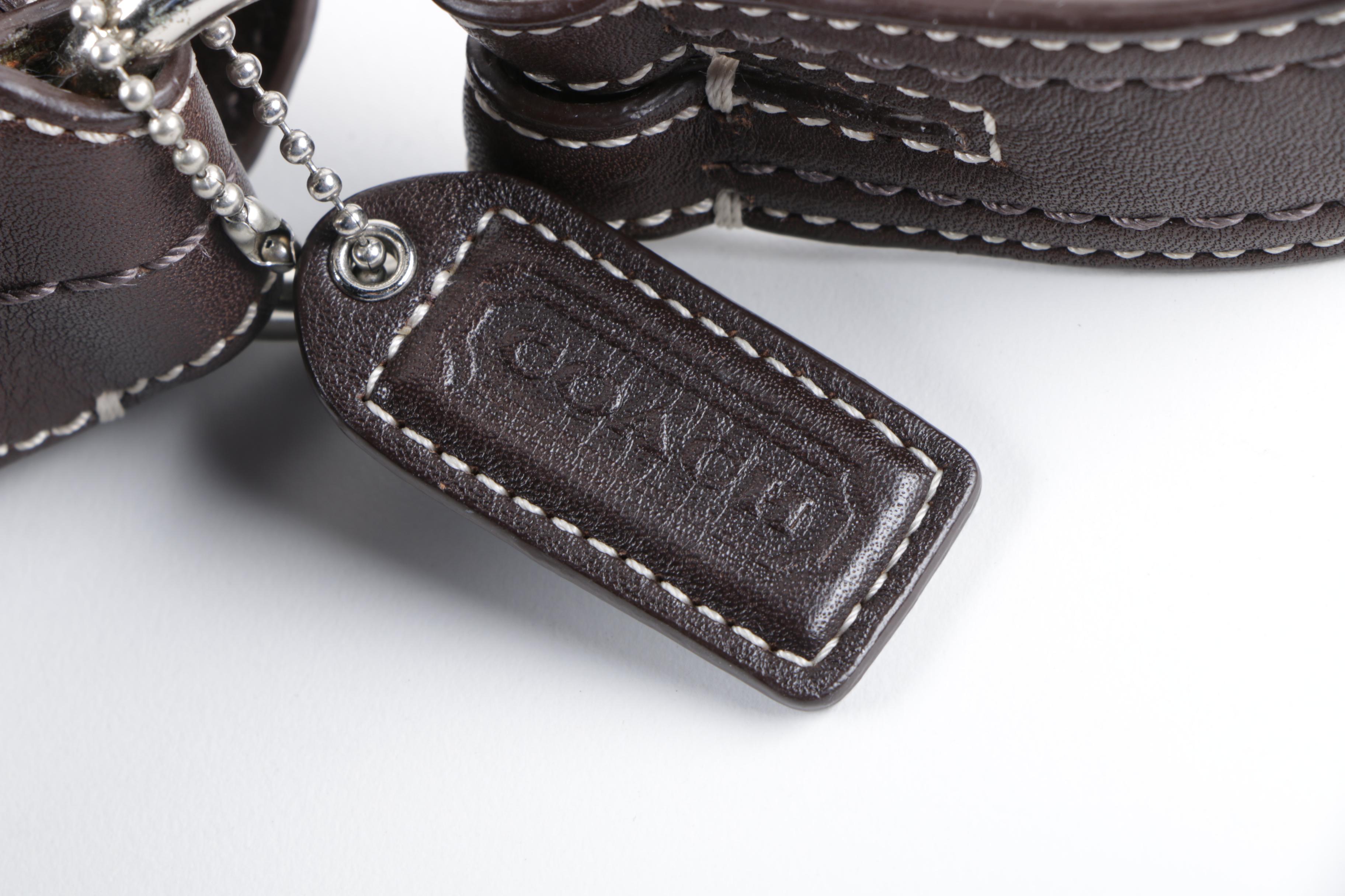 Coach Soho Front Flap Brown Leather Handbag