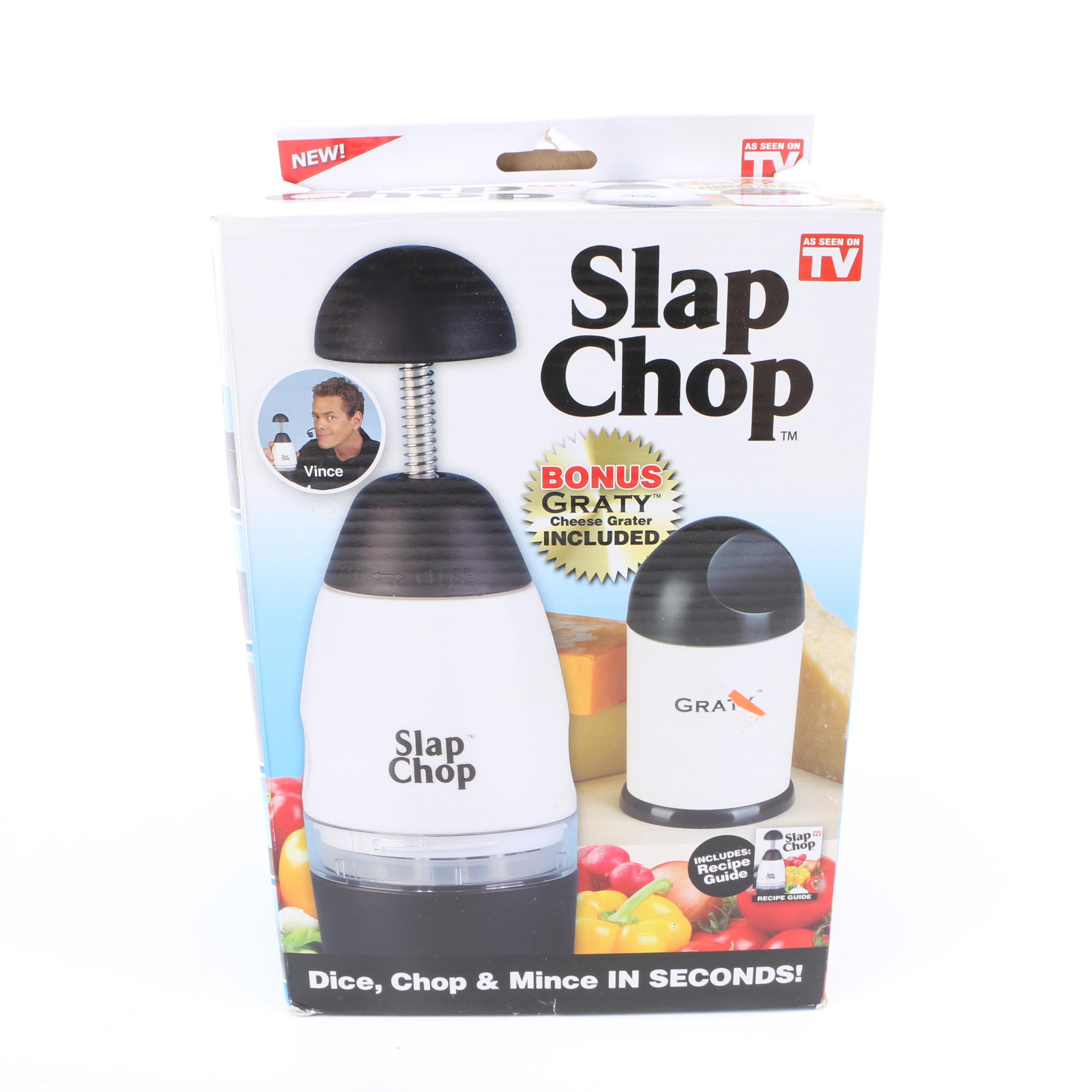 George Foreman Lean Mean Grilling Machine and Slap Chop Chopper