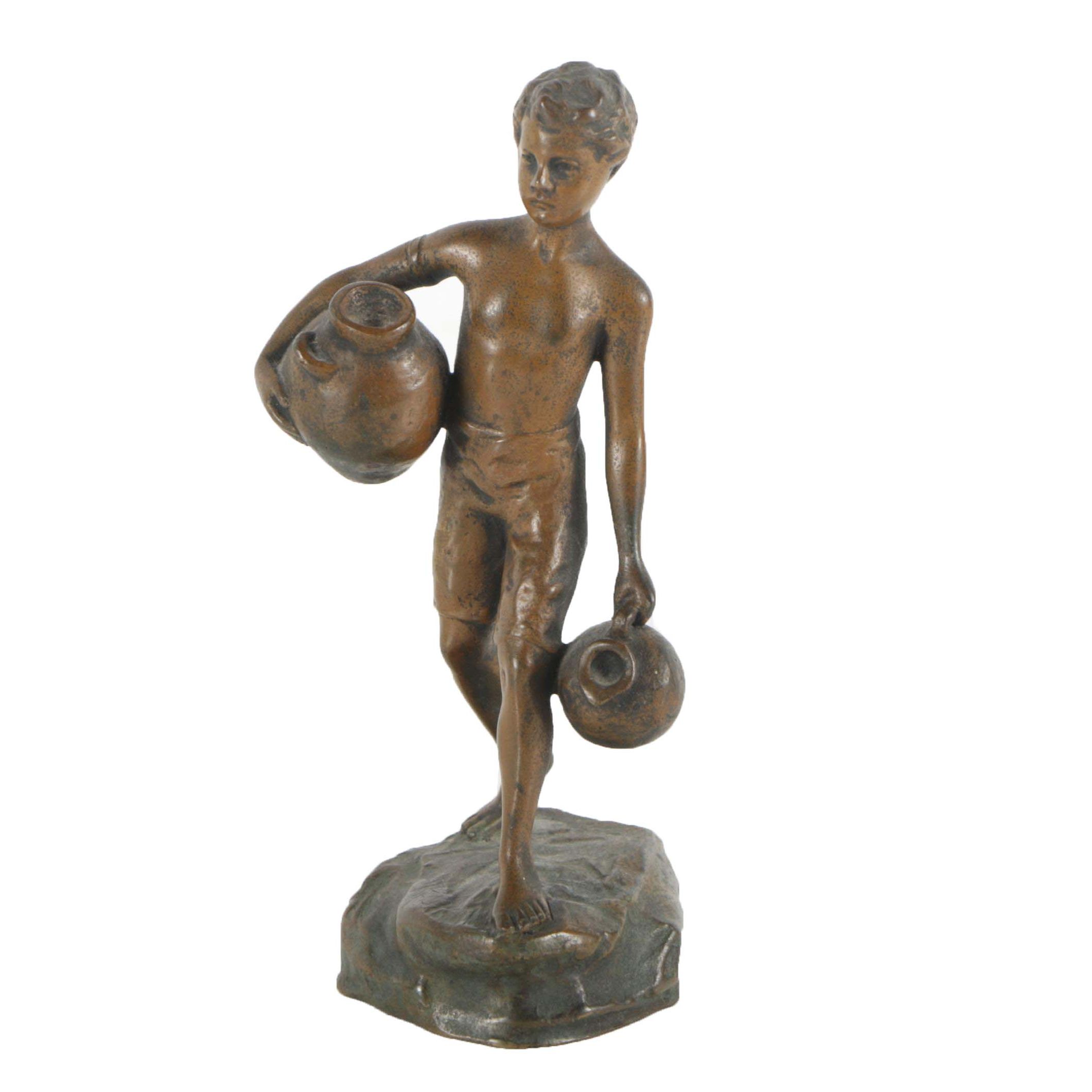 Brass Sculpture After Ruffino Besserdich