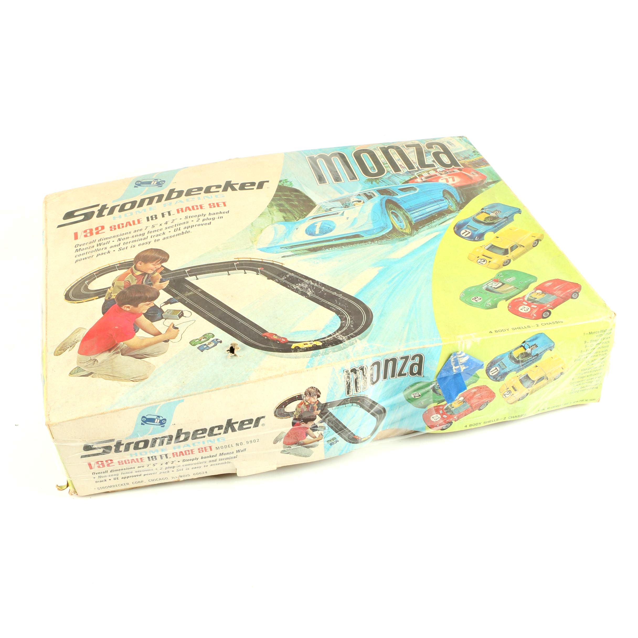 Strombecker Monza Slot Car Race Track