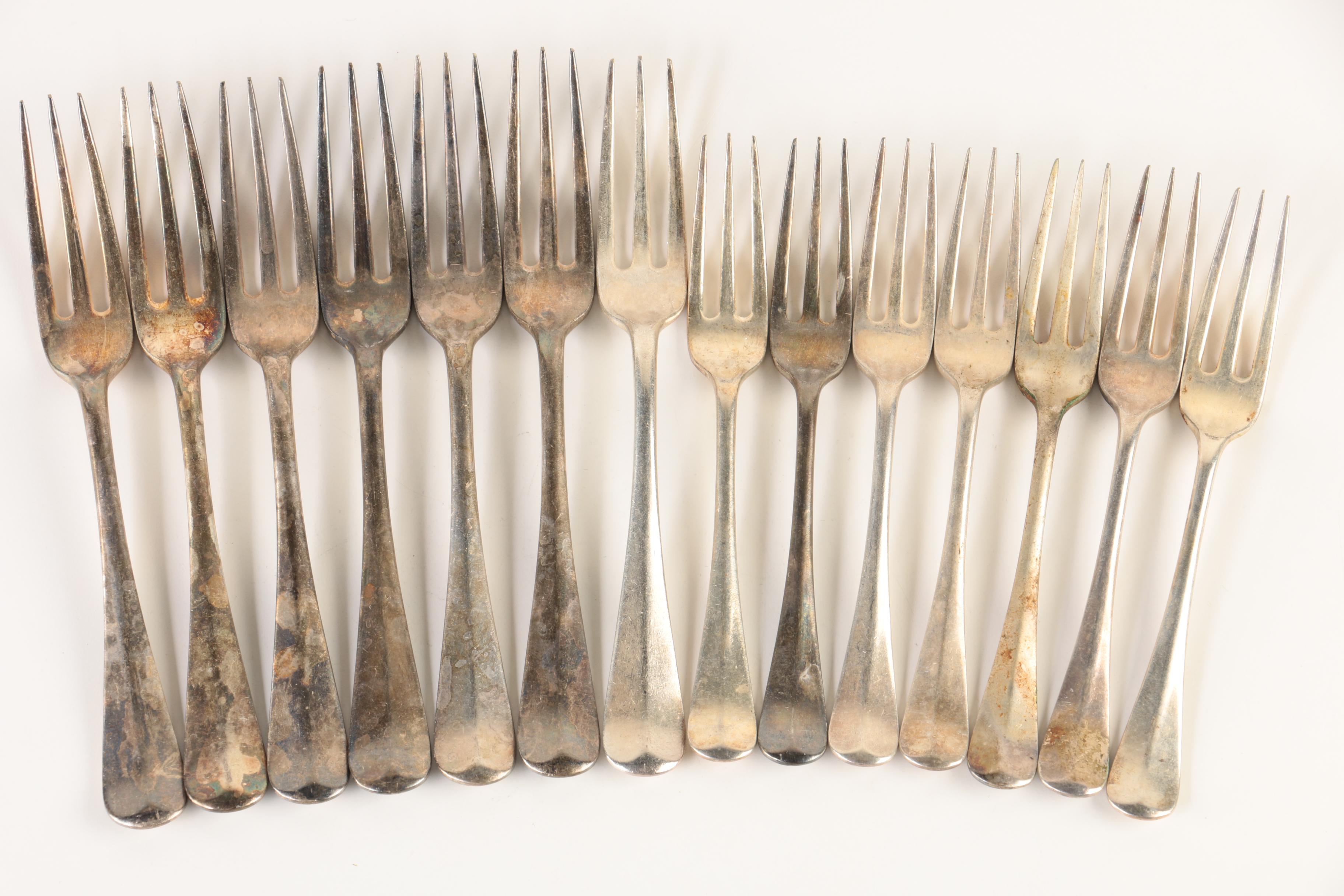 Vintage Daniel & Arter English Silver Plate Flatware