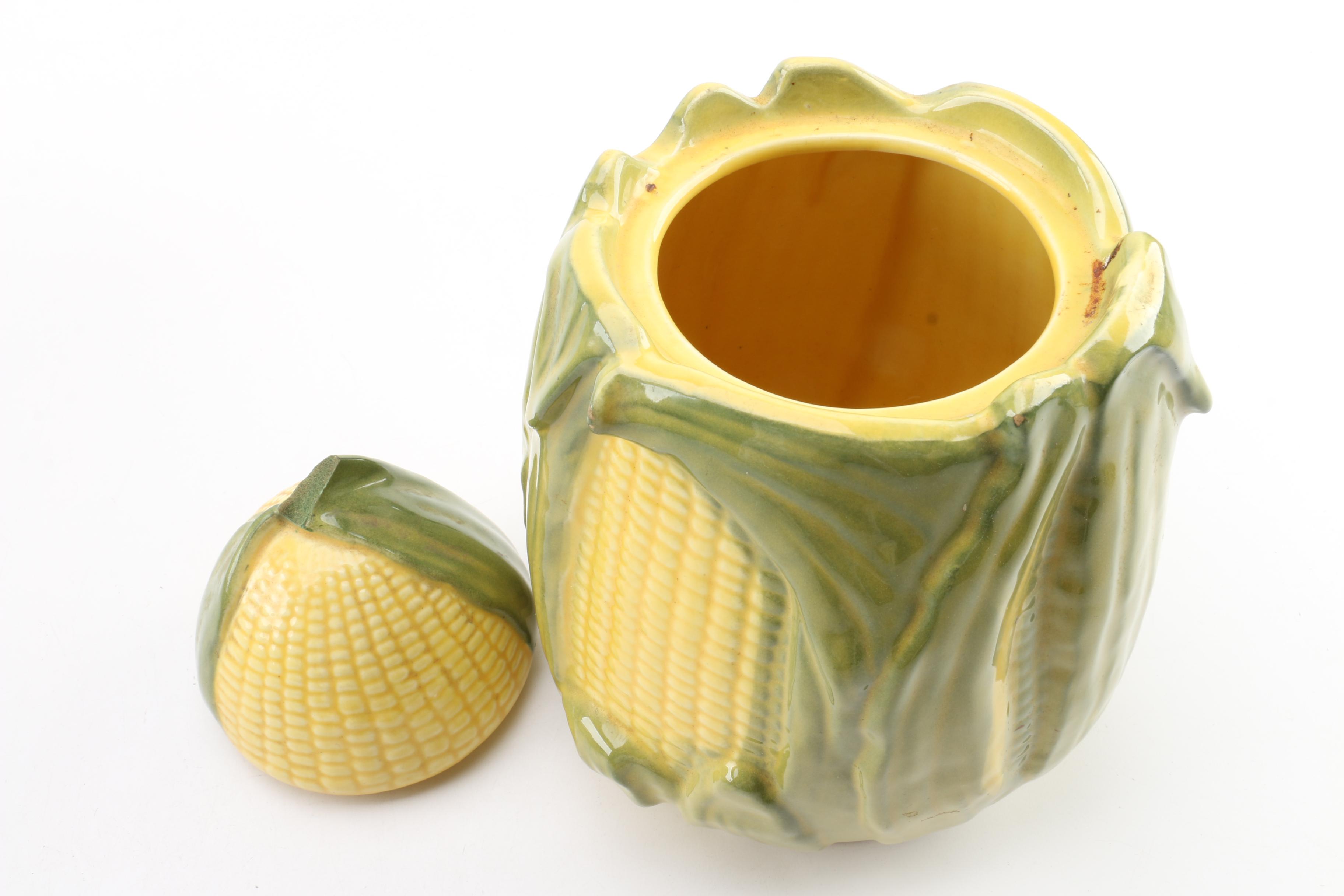 Mid Century Modern Shawnee "Corn King" Ceramic Serveware
