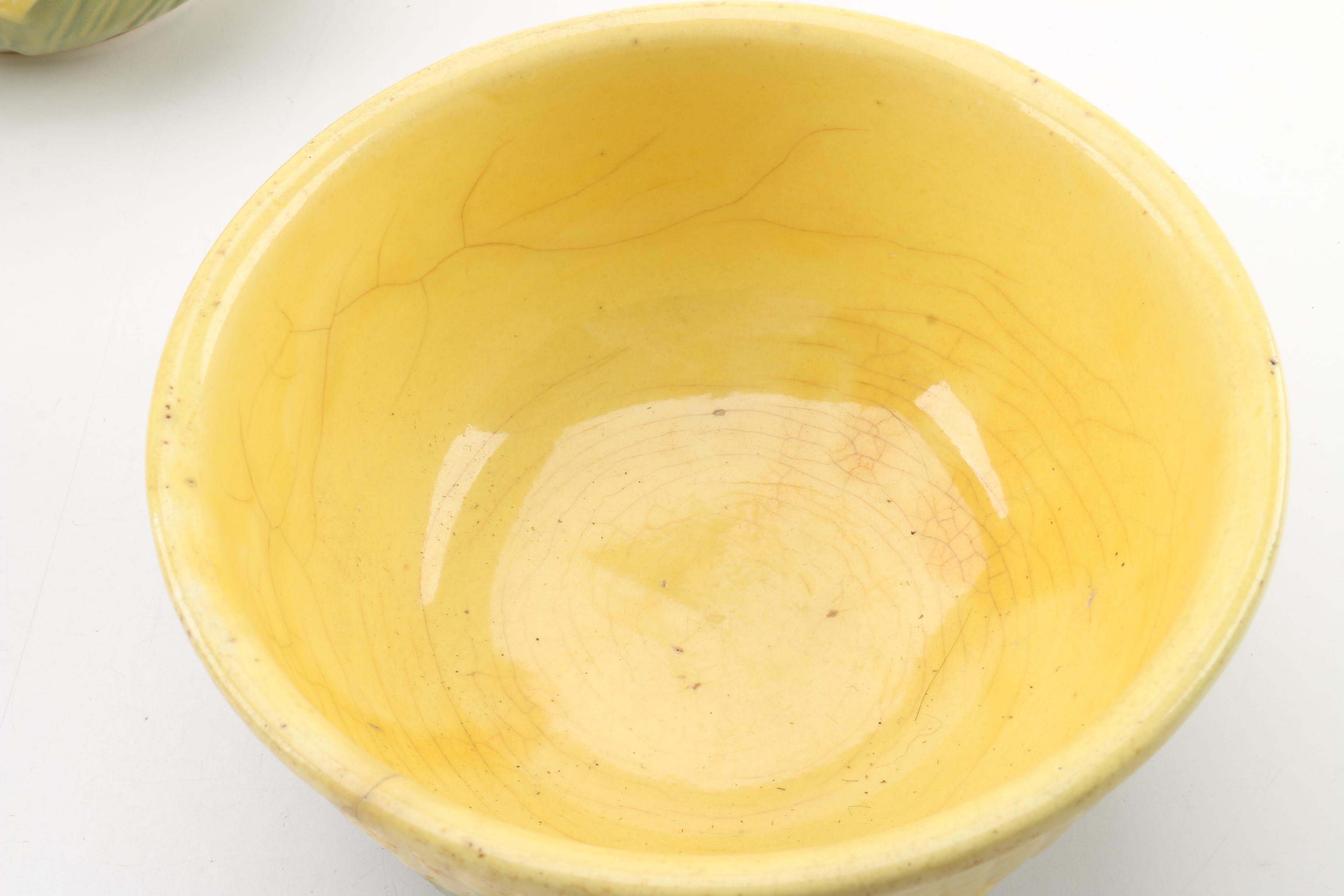 Mid Century Modern Shawnee "Corn King" Ceramic Serveware