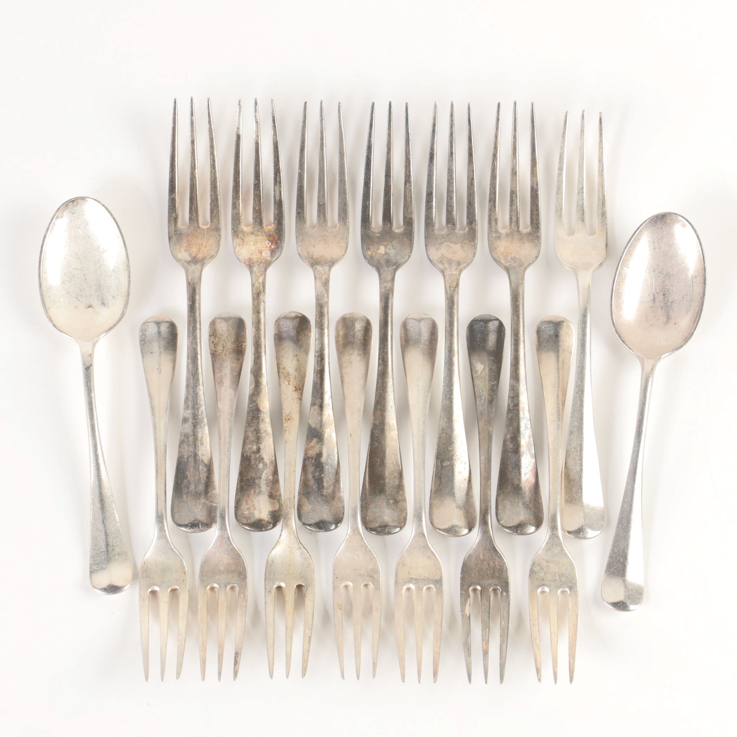 Vintage Daniel & Arter English Silver Plate Flatware