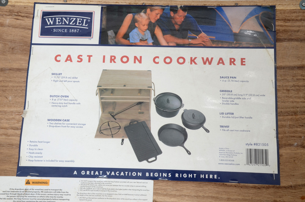 Collection of Wenzel Cast Iron Cookware