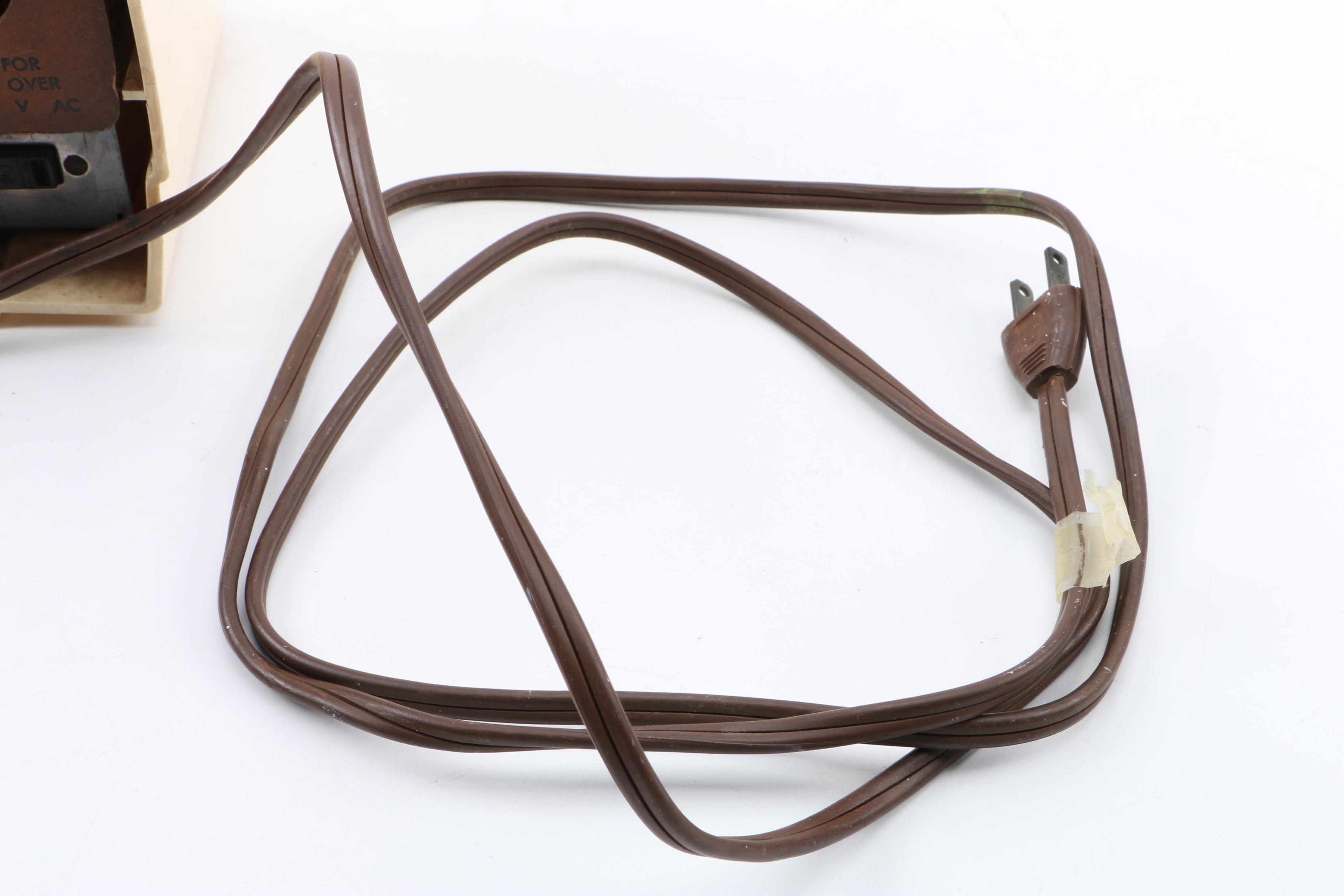 C. 1950s Westinghouse Desktop Alarm Clock/Radio