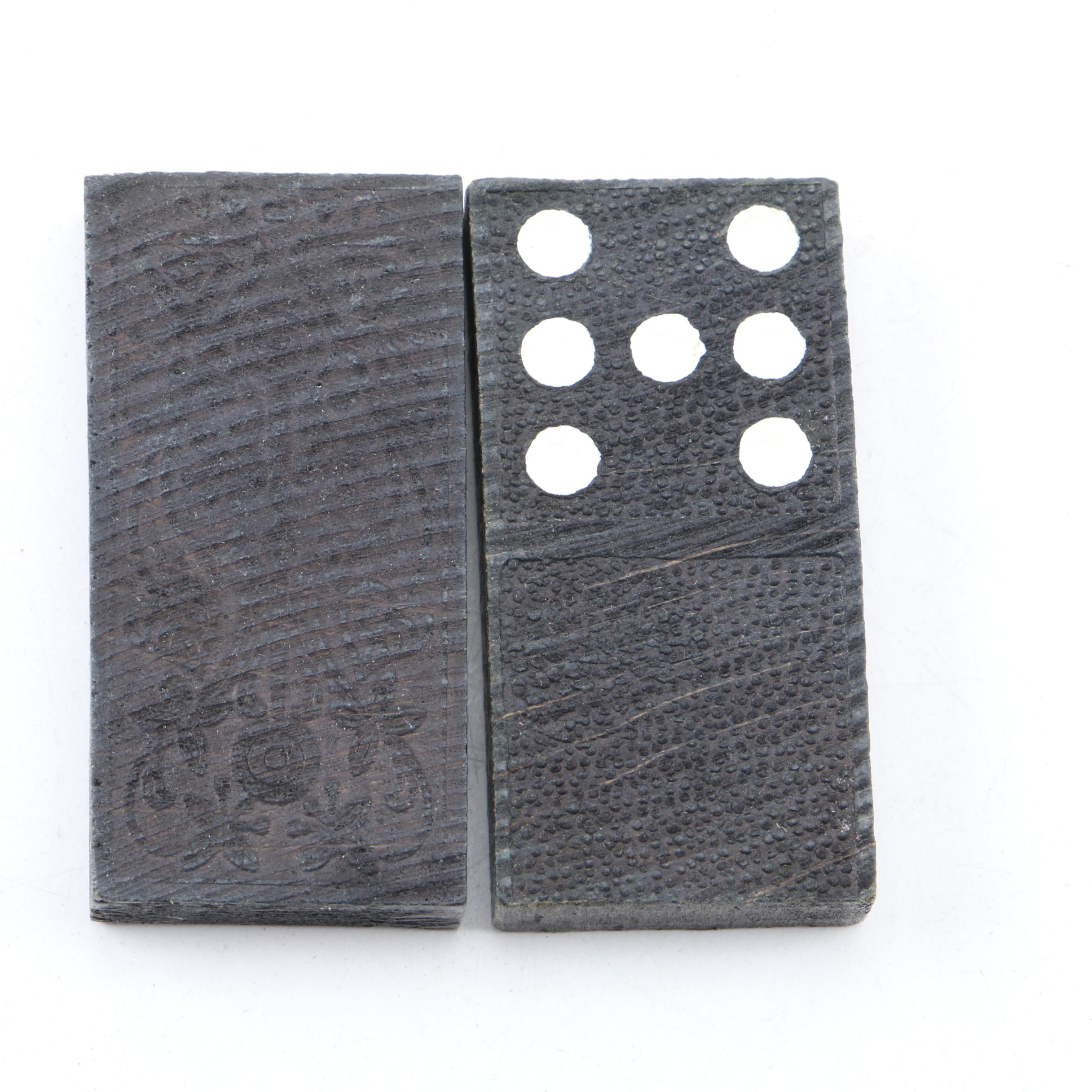 Vintage Set of Jaymar Double Nine Dominoes