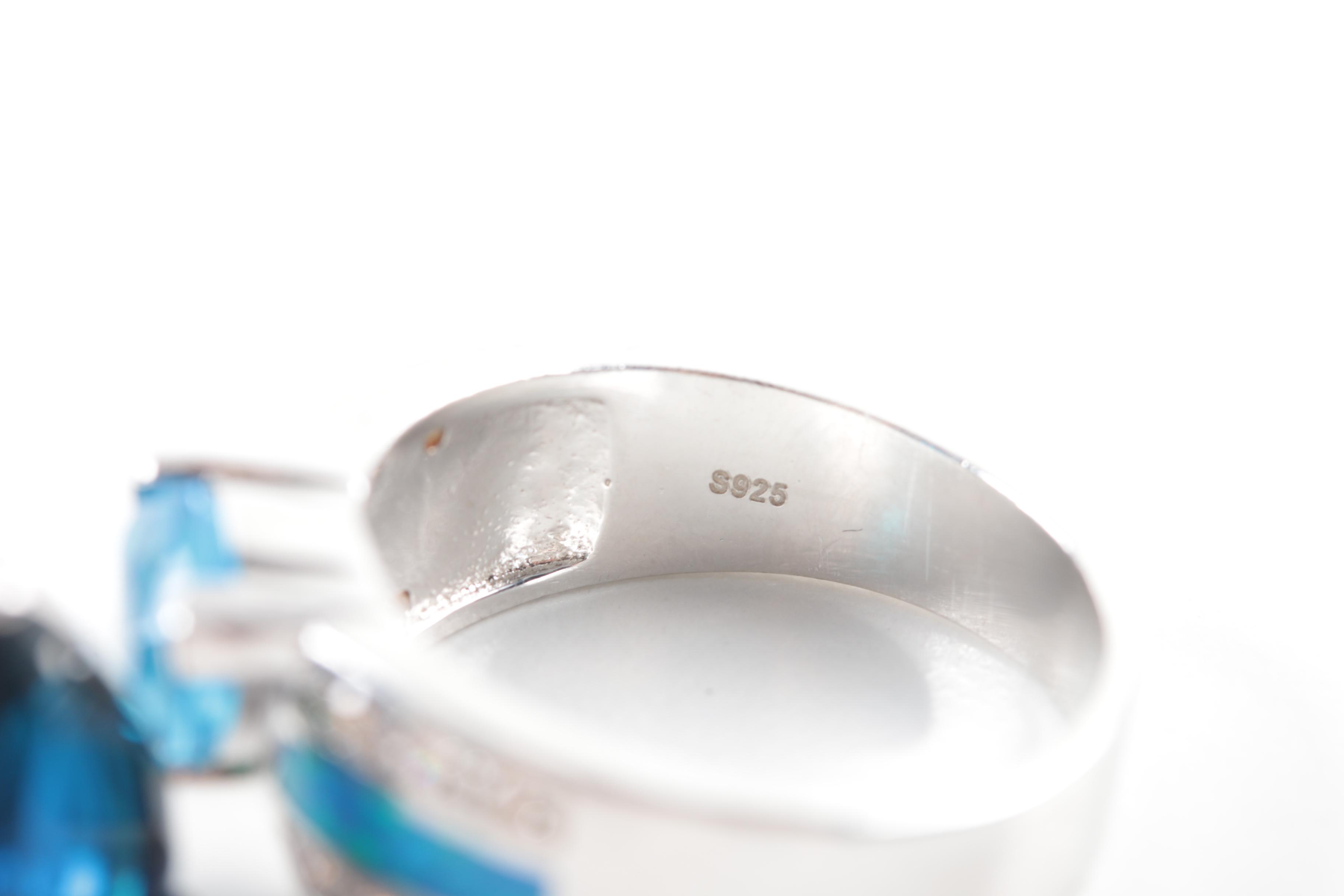 Sterling Silver Peridot and Citrine Jewelry Selection