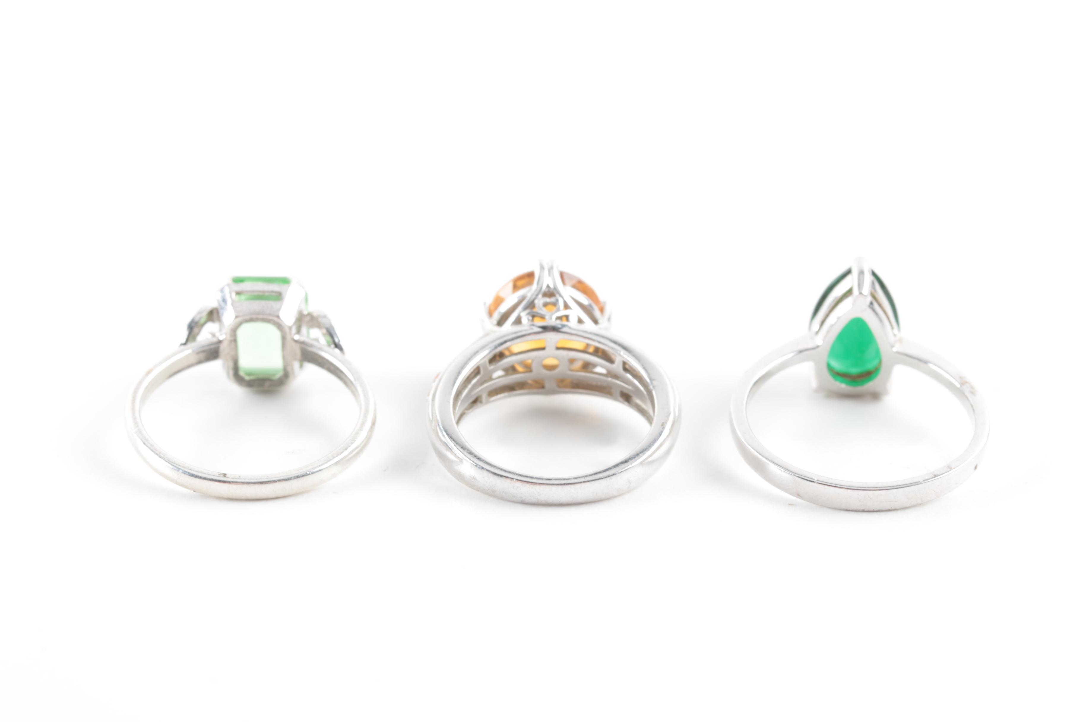 Sterling Silver Peridot and Citrine Jewelry Selection