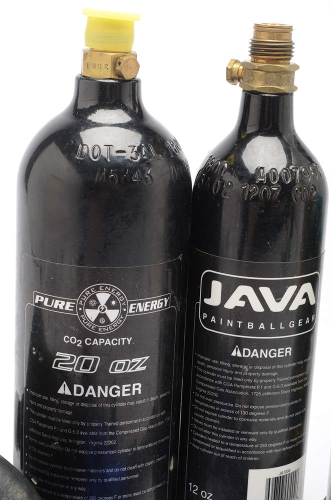 Semi-Automatic Spyder Sonix Paintball Gun with Accessories