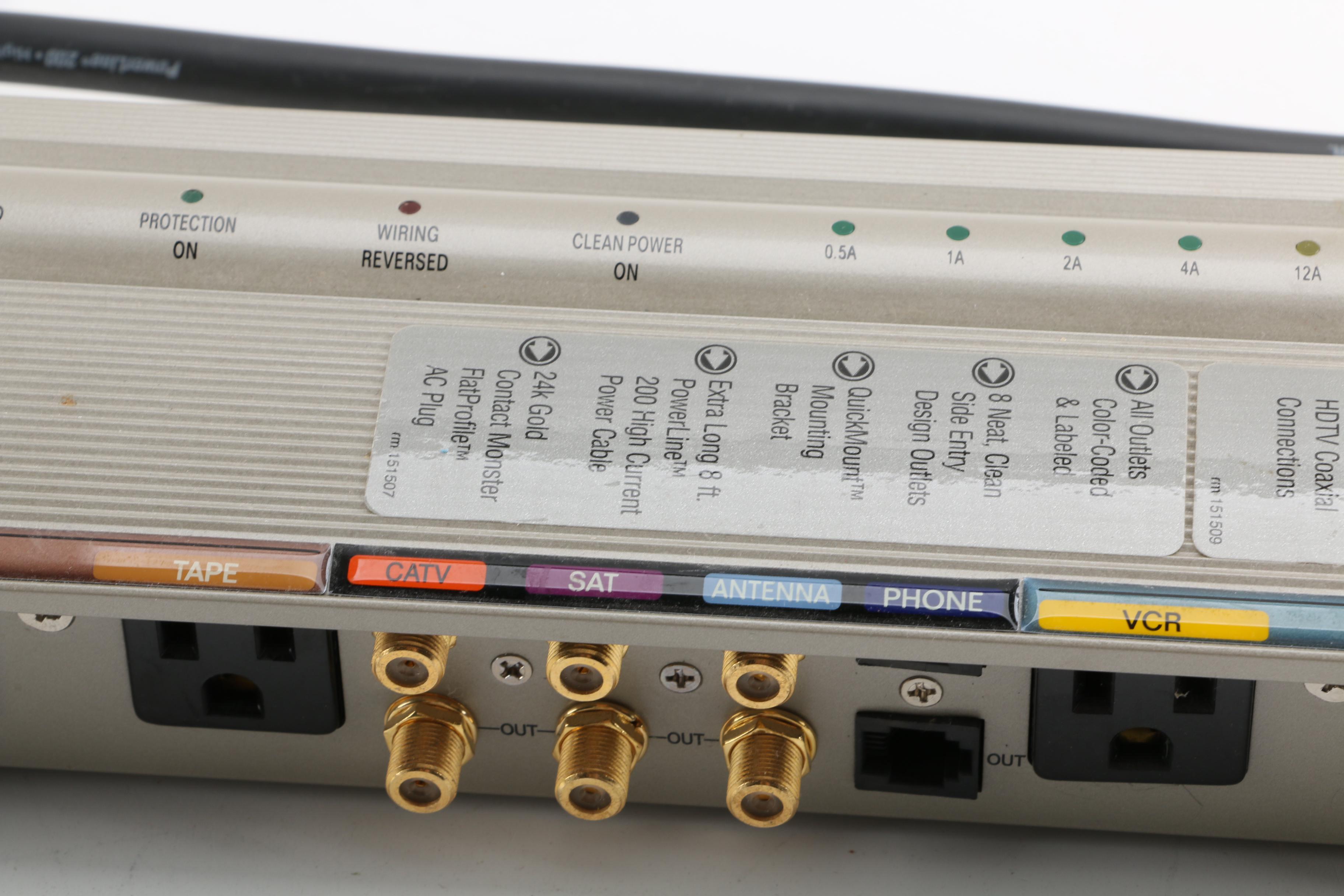 Monster Power Model HTS 1100 Relocatable Power Tap