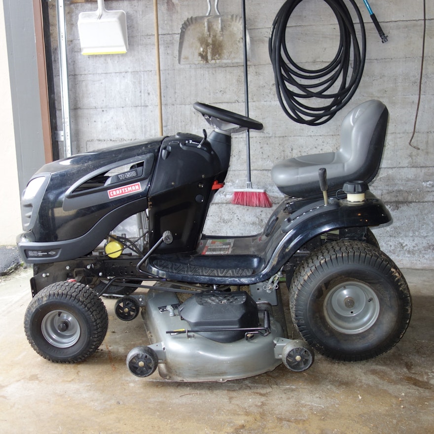 Craftsman YT4500 Riding Mower and Accessories