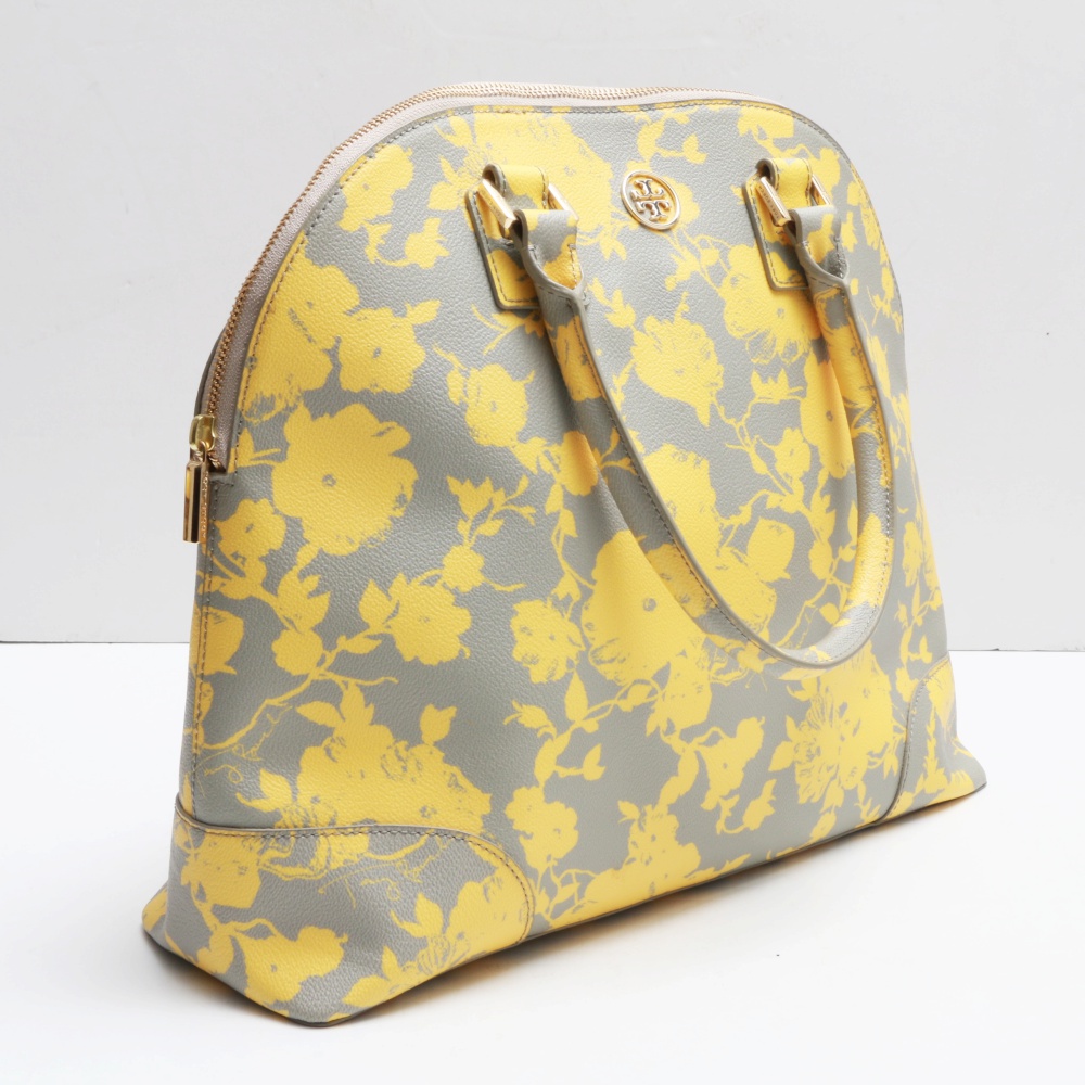 Tory Burch Robinson Canvas Dome Satchel