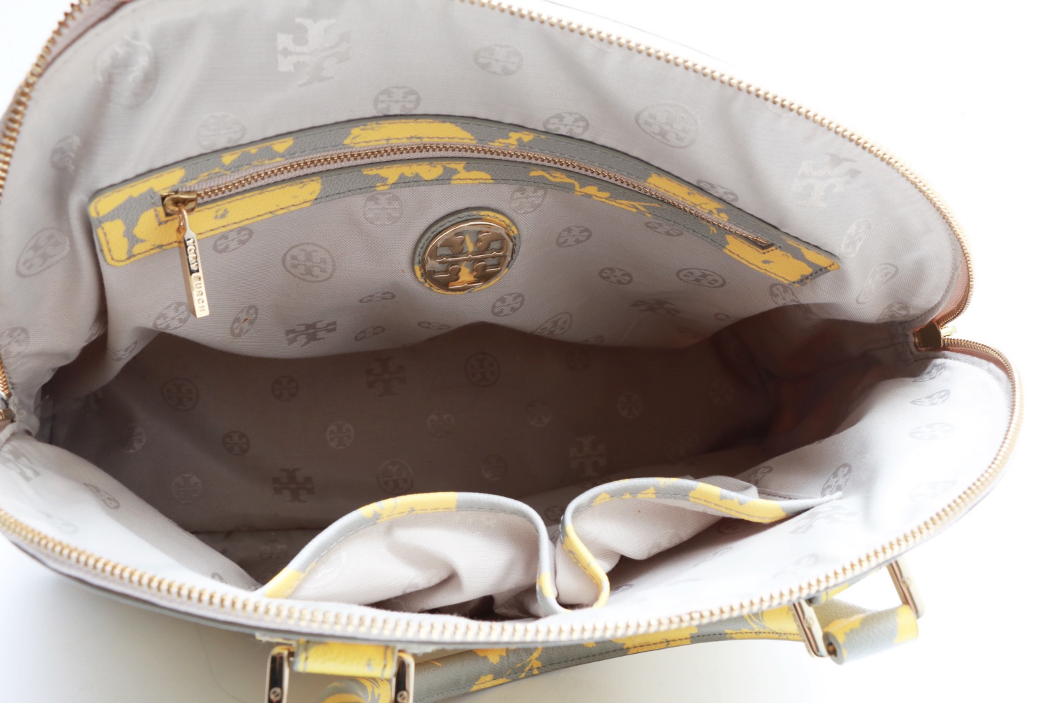 Tory Burch Robinson Canvas Dome Satchel