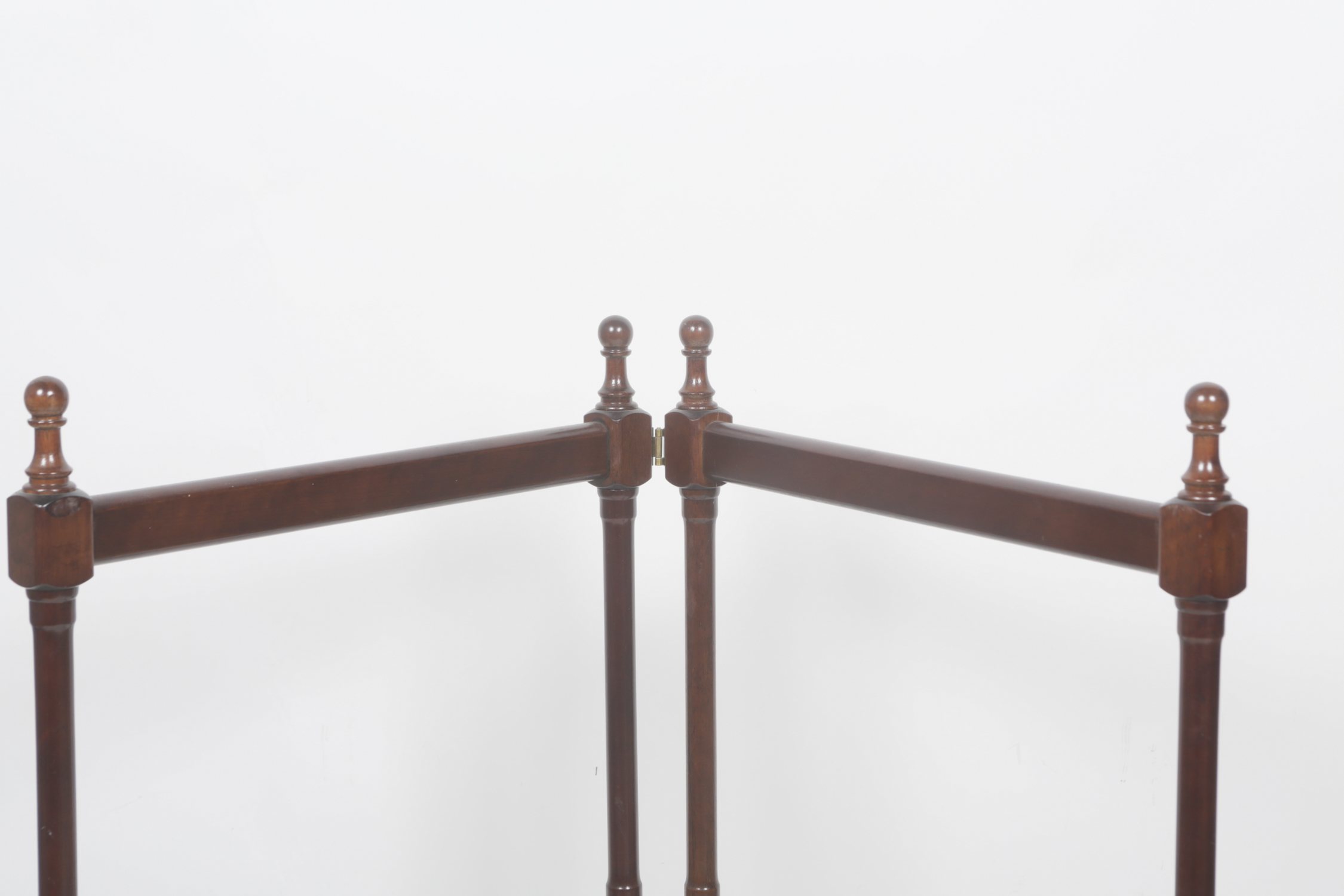 Vintage Mahogany Folding Quilt Rack