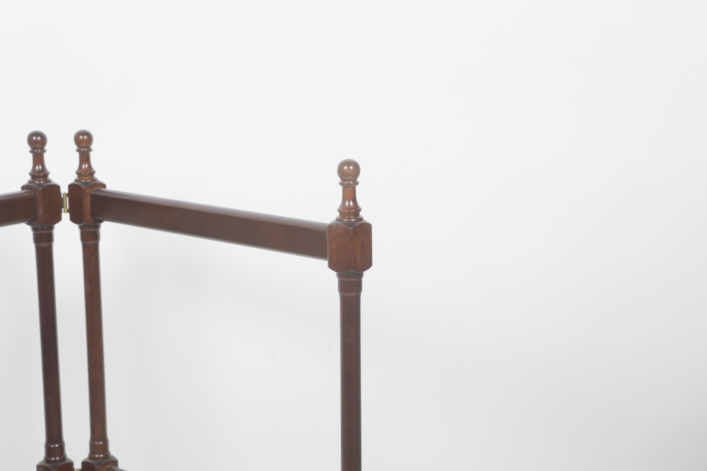 Vintage Mahogany Folding Quilt Rack