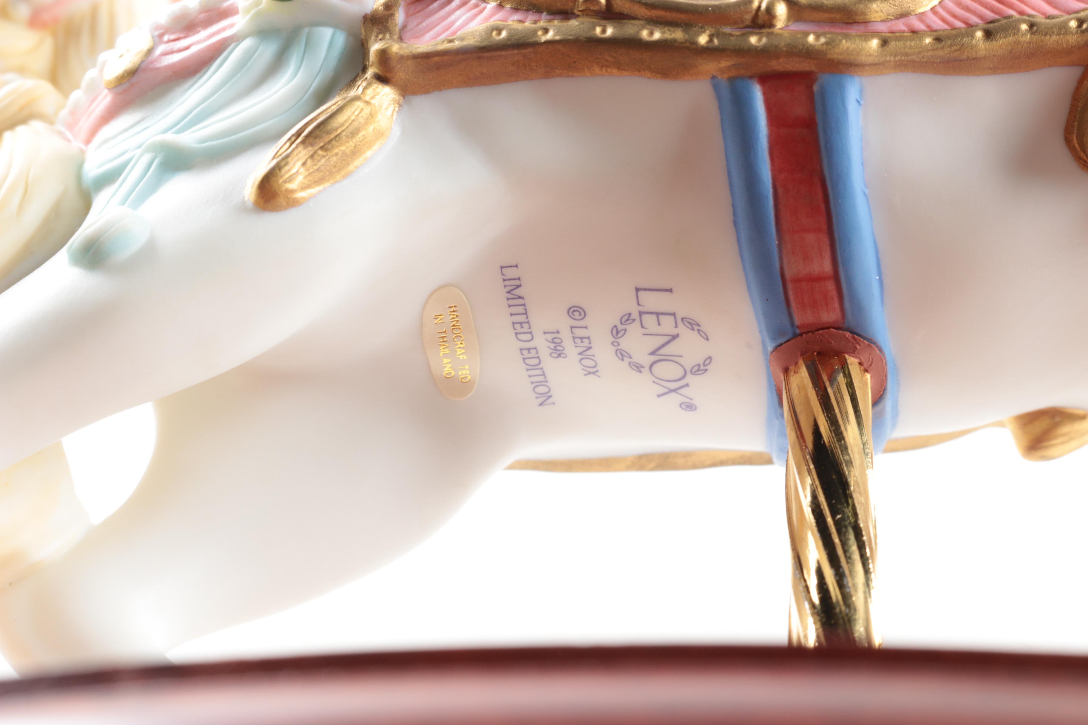 Lenox "The Rainbow Carousel Horse" Figurine