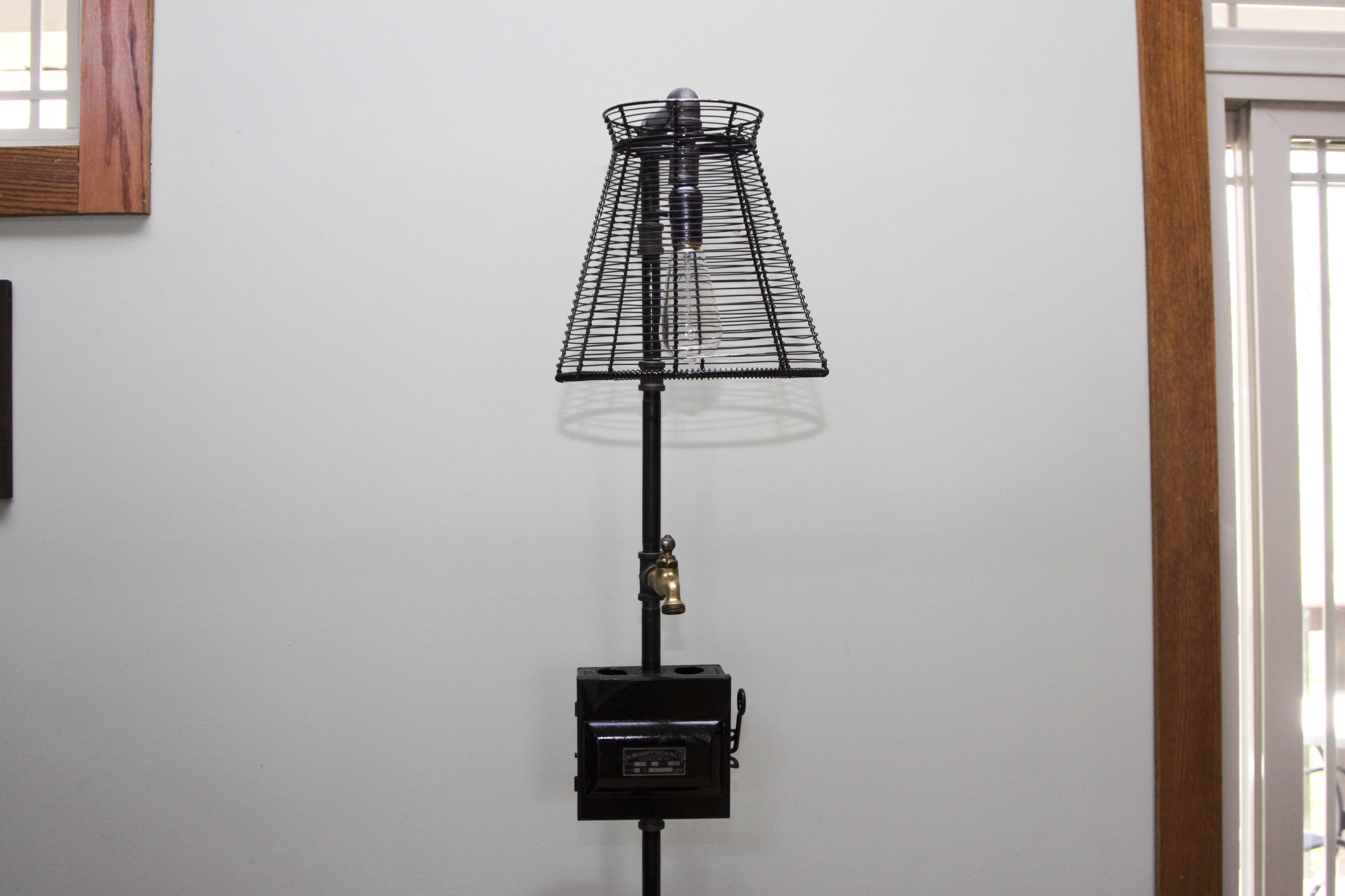 Steampunk Style Floor Lamp