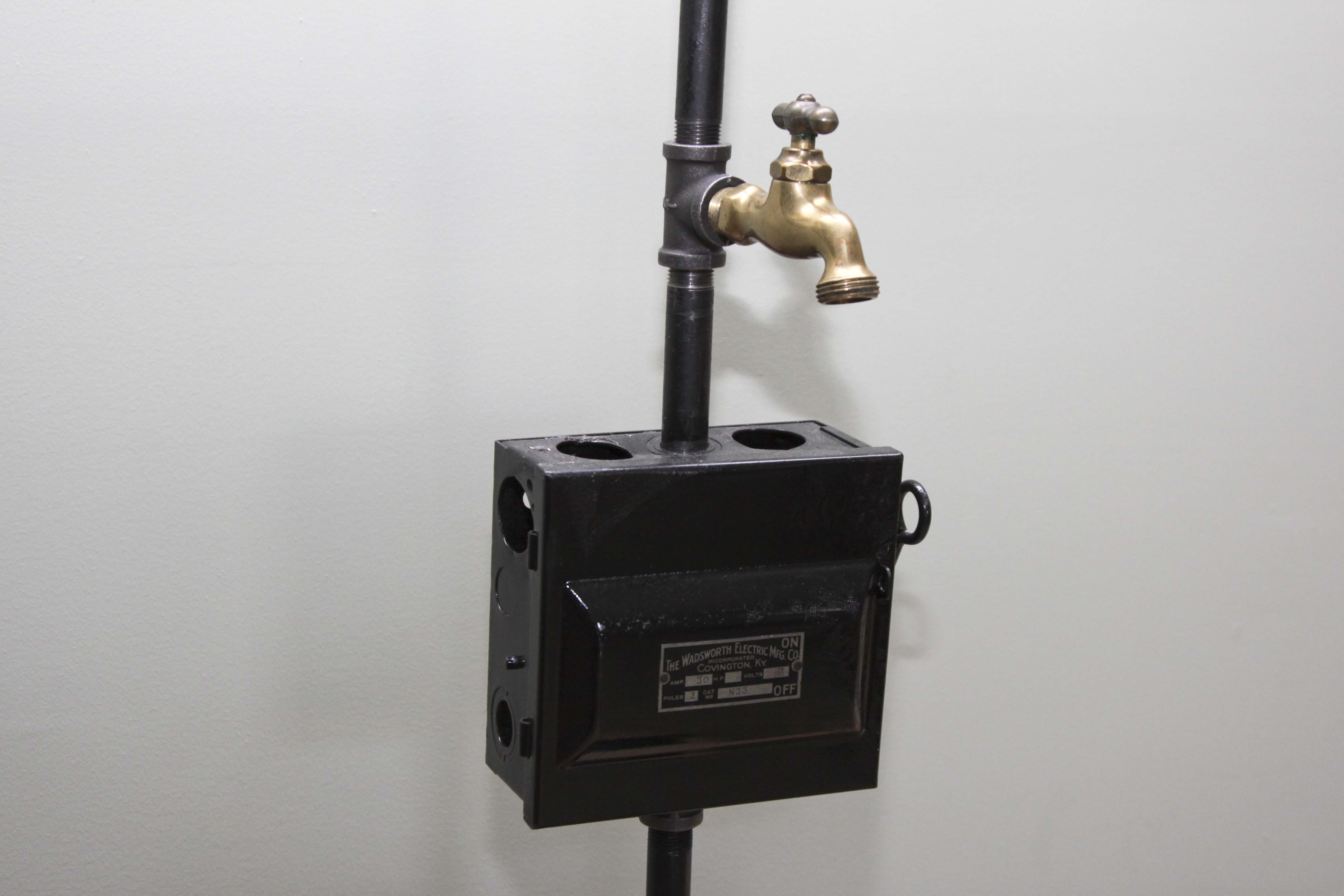 Steampunk Style Floor Lamp