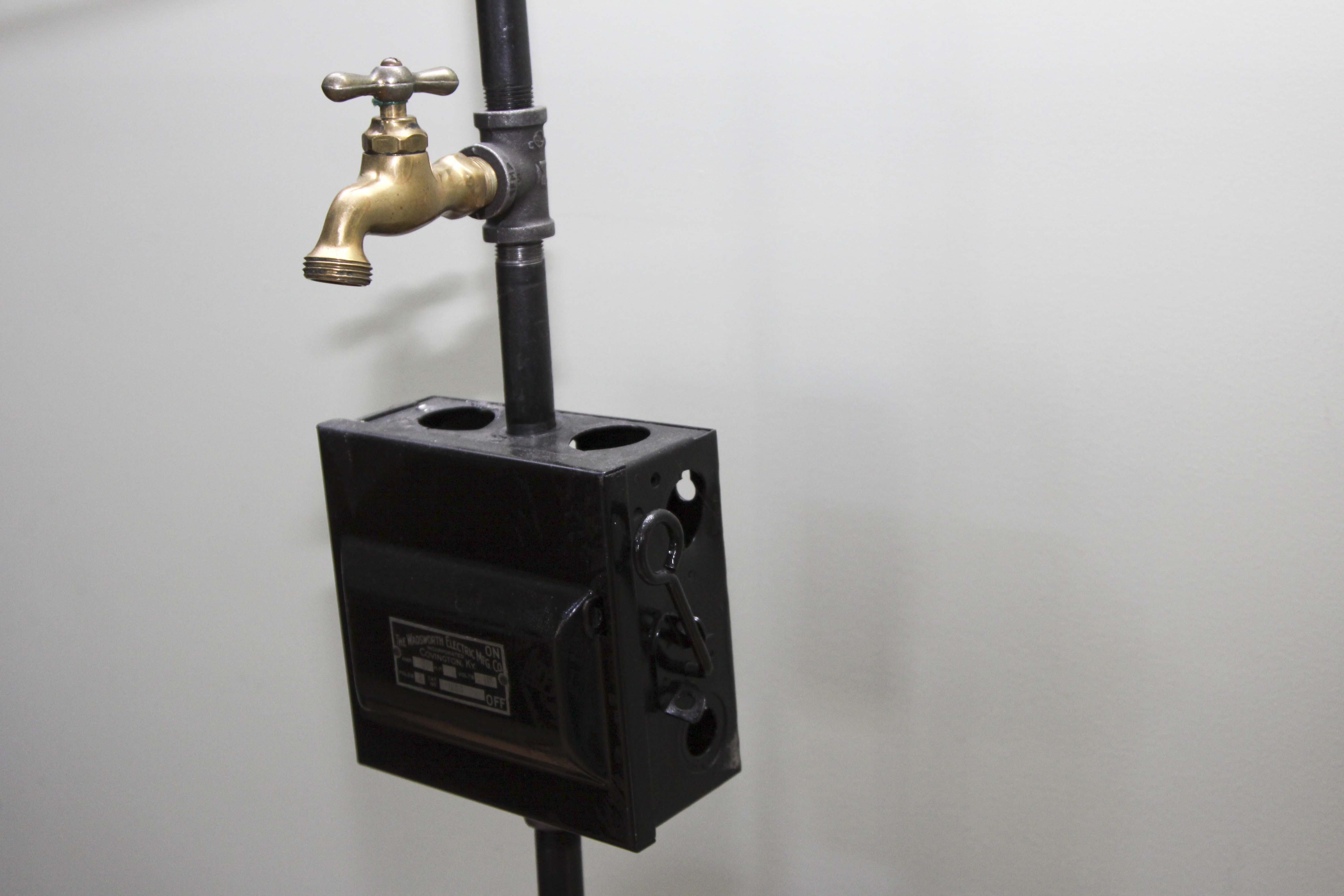 Steampunk Style Floor Lamp