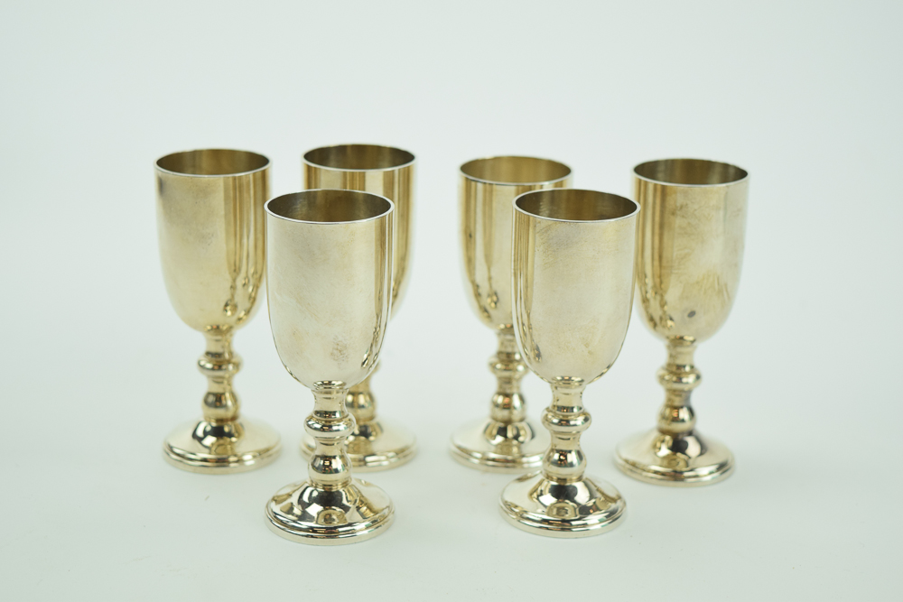 W & S Blackinton Co. Silver Plate Goblet Set