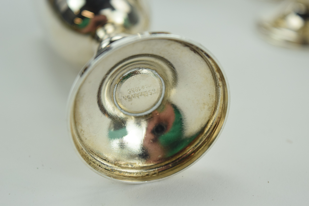 W & S Blackinton Co. Silver Plate Goblet Set